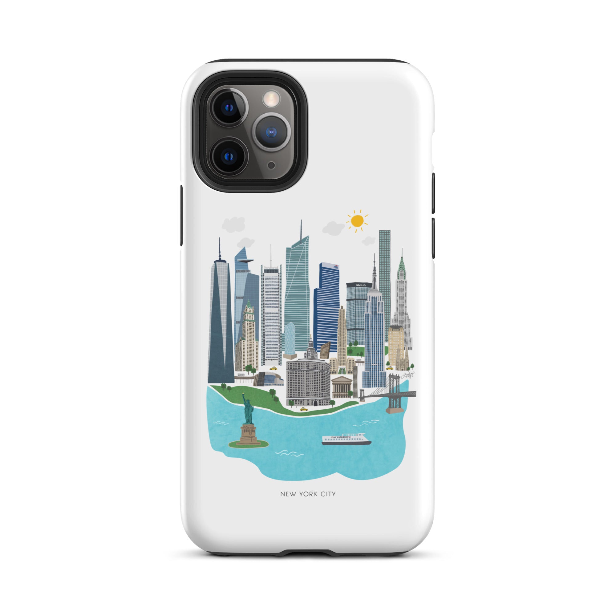 Horizonte de la ciudad de Nueva York - Funda resistente para iPhone®