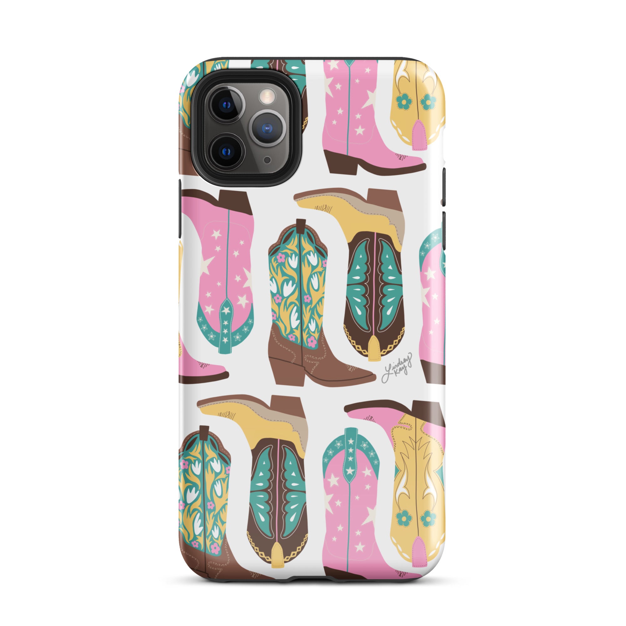 Ilustración de botas de vaquero - Funda resistente para iPhone®