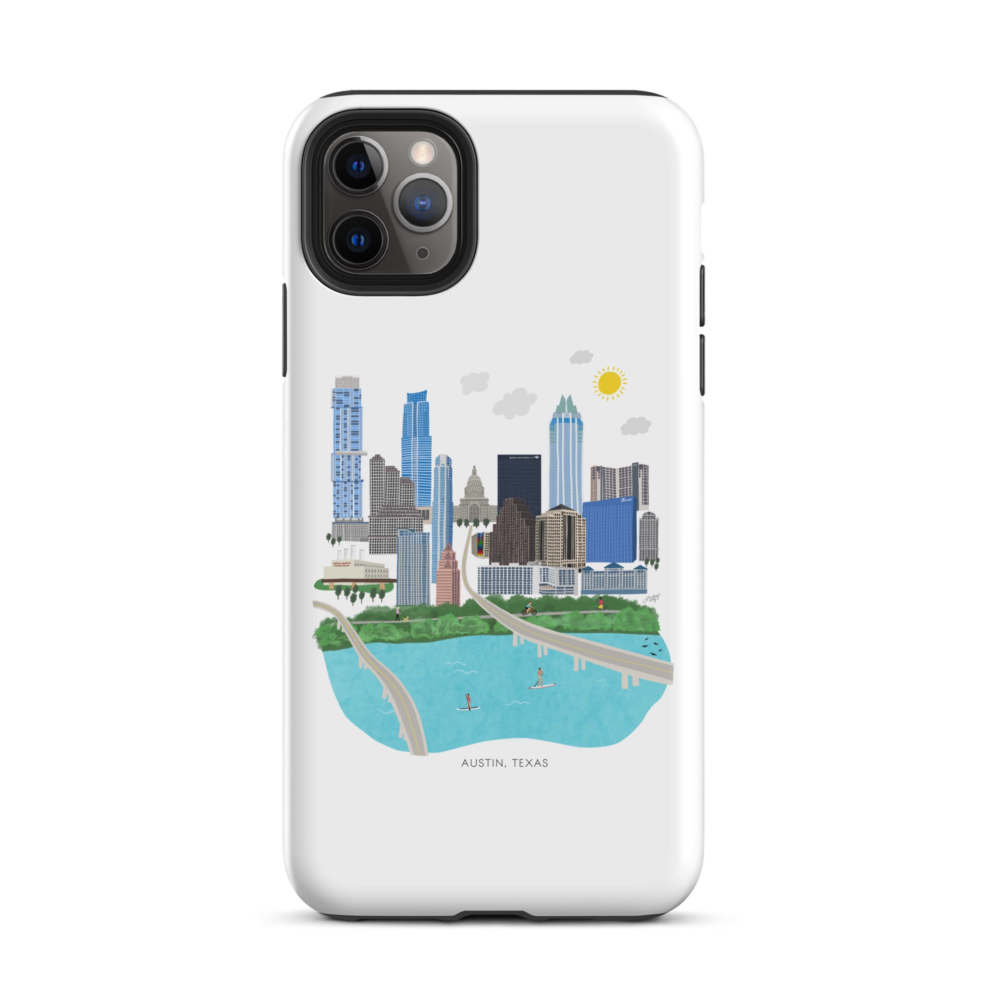 Austin Texas Skyline Illustration - Tough Case for iPhone®