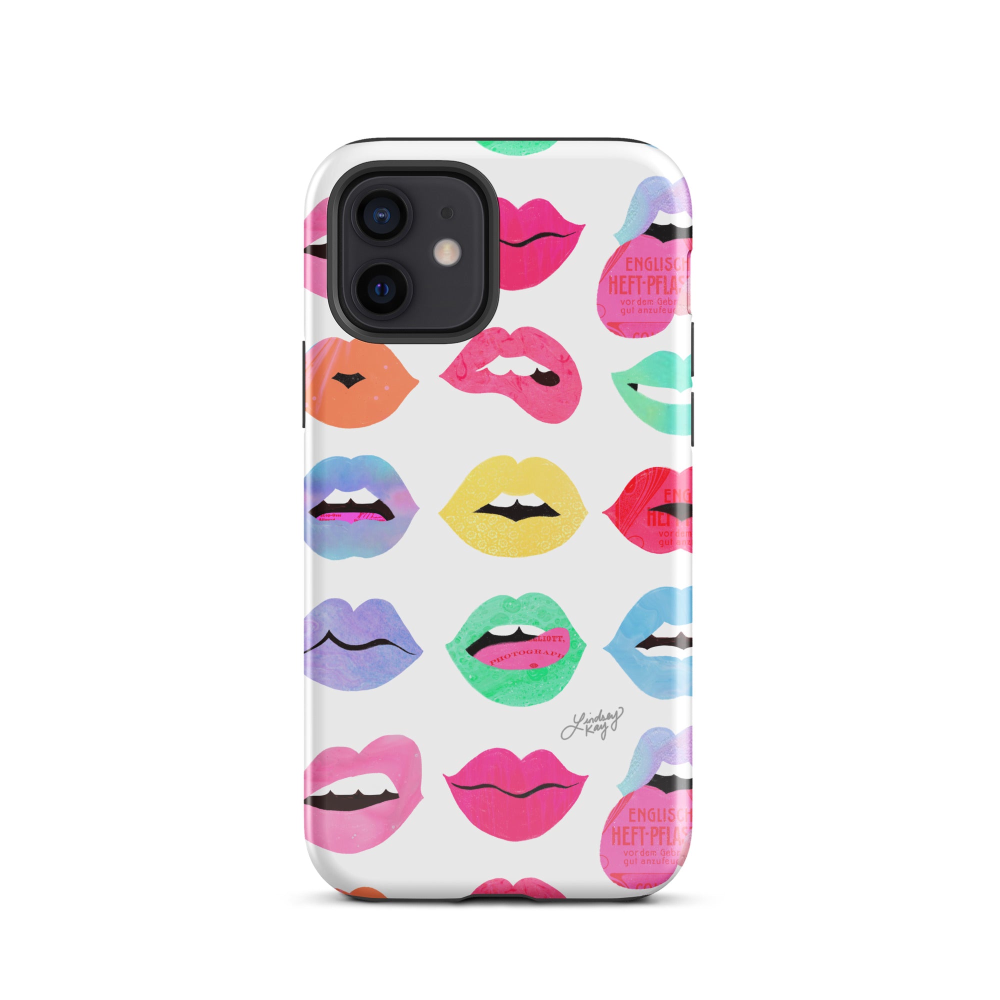Labios de amor arcoíris - Funda resistente para iPhone®