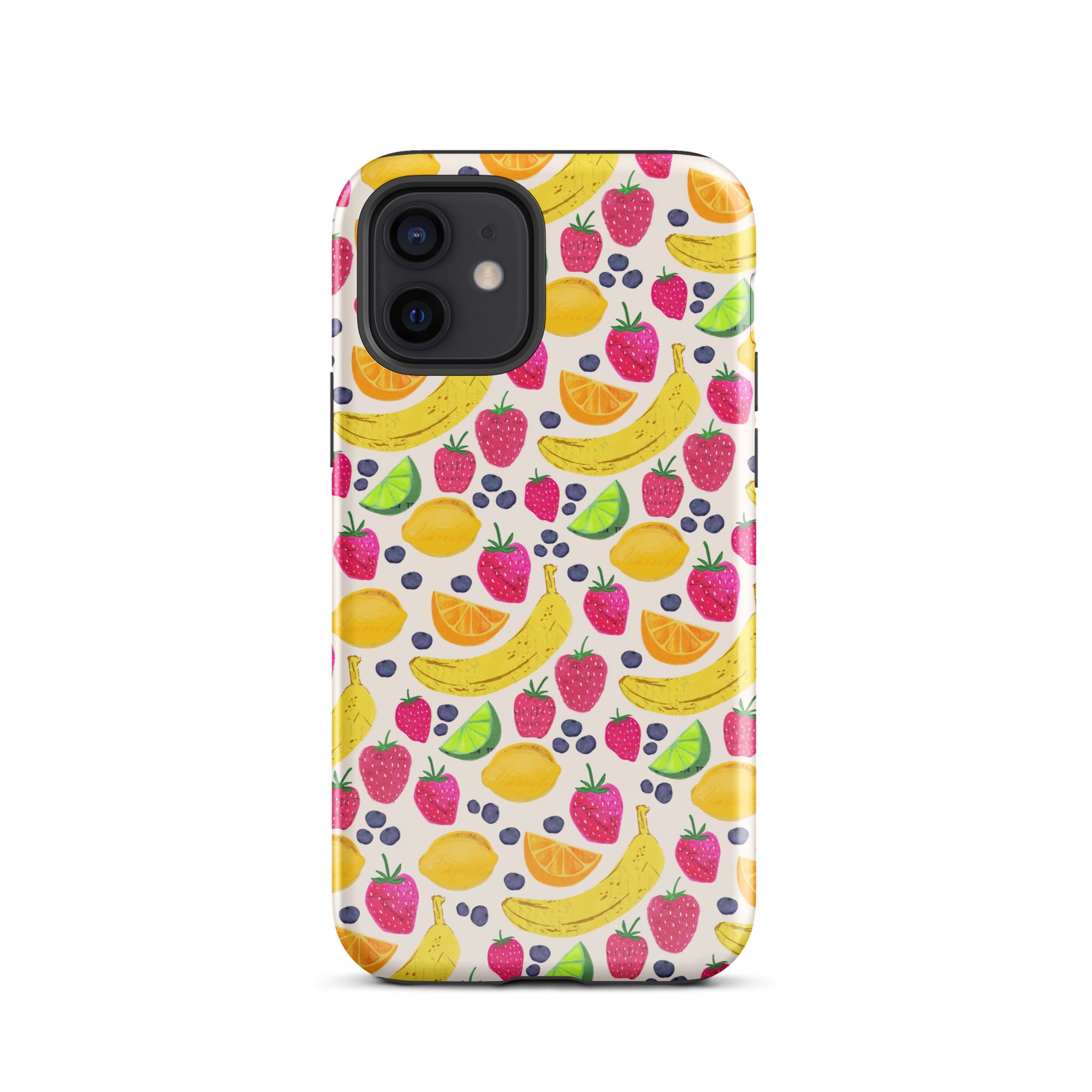 Patrón de frutas - Funda resistente para iPhone®