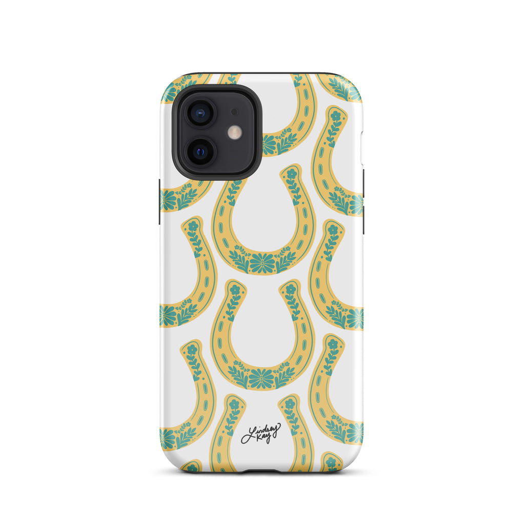 Horseshoe Illustration Pattern - Tough Case for iPhone®