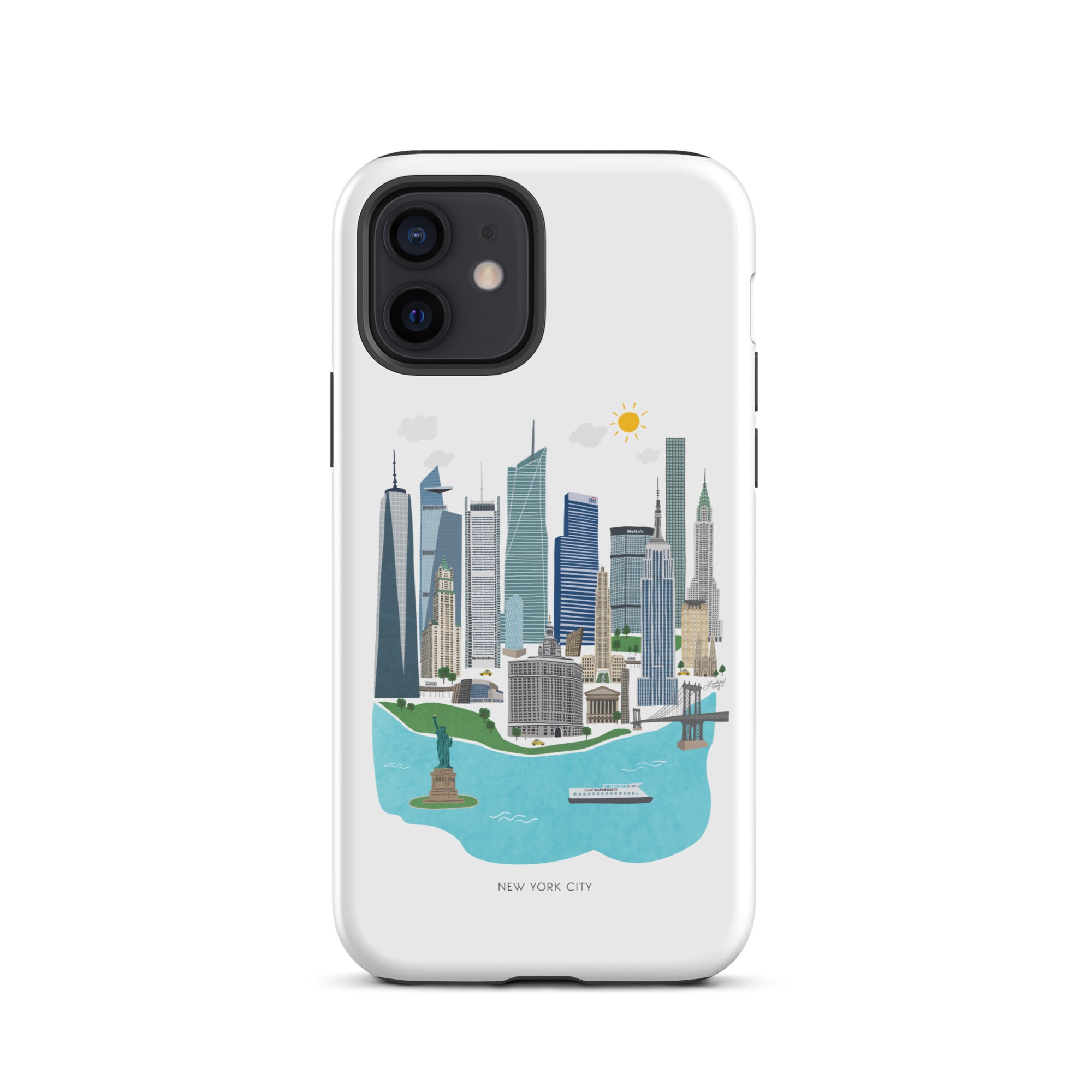 Horizonte de la ciudad de Nueva York - Funda resistente para iPhone®