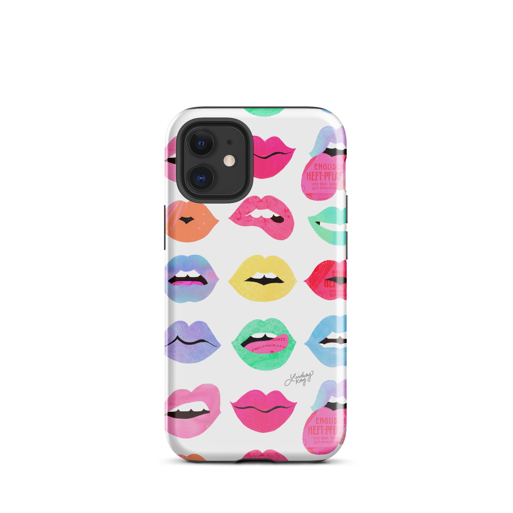 Labios de amor arcoíris - Funda resistente para iPhone®
