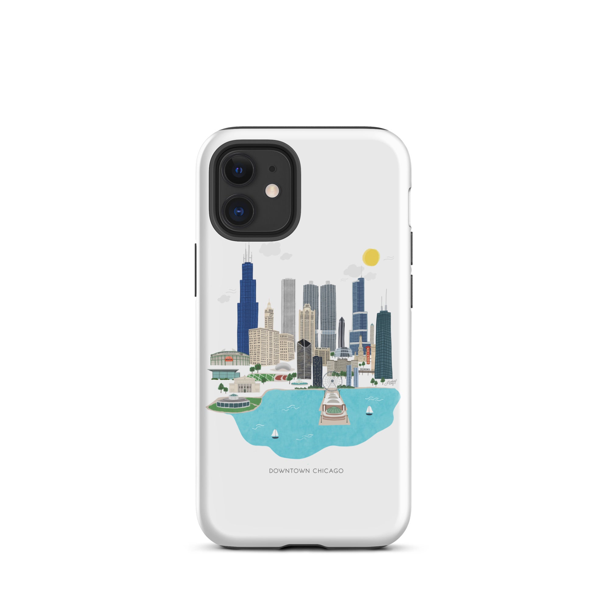 Chicago Skyline Illustration - Tough Case for iPhone®