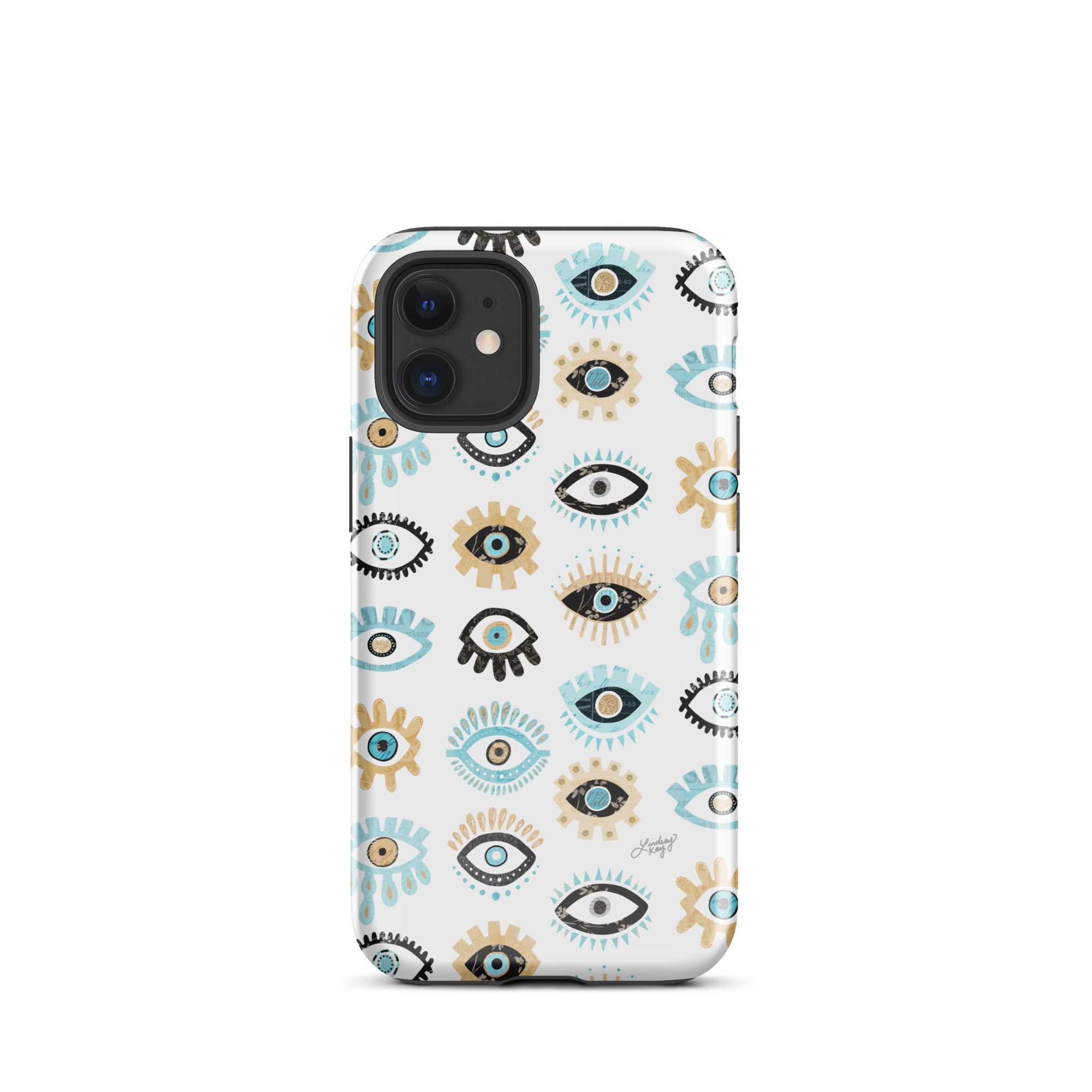 Patrón de mal de ojo - Funda resistente para iPhone®