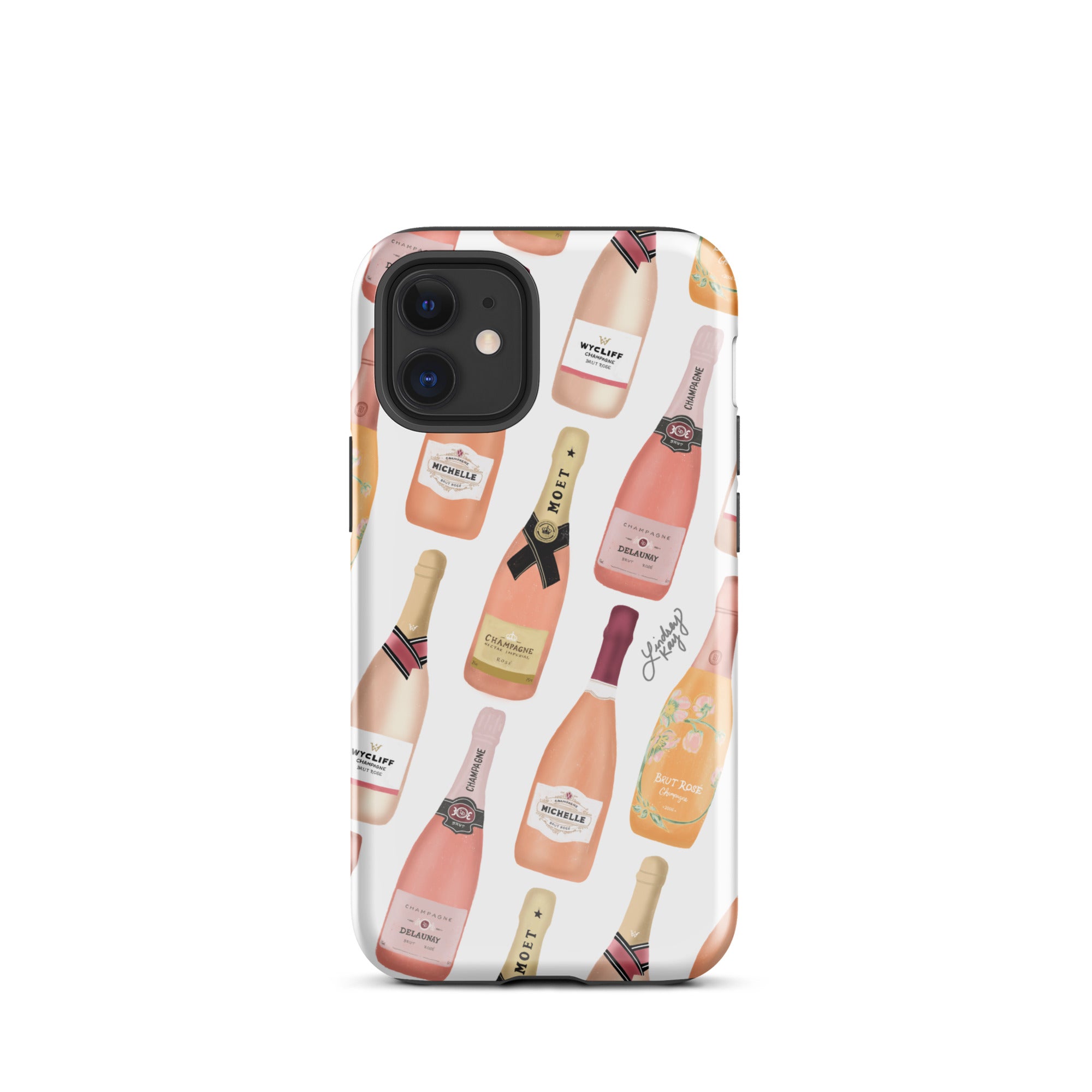 Botellas de champán rosa - Funda resistente para iPhone®