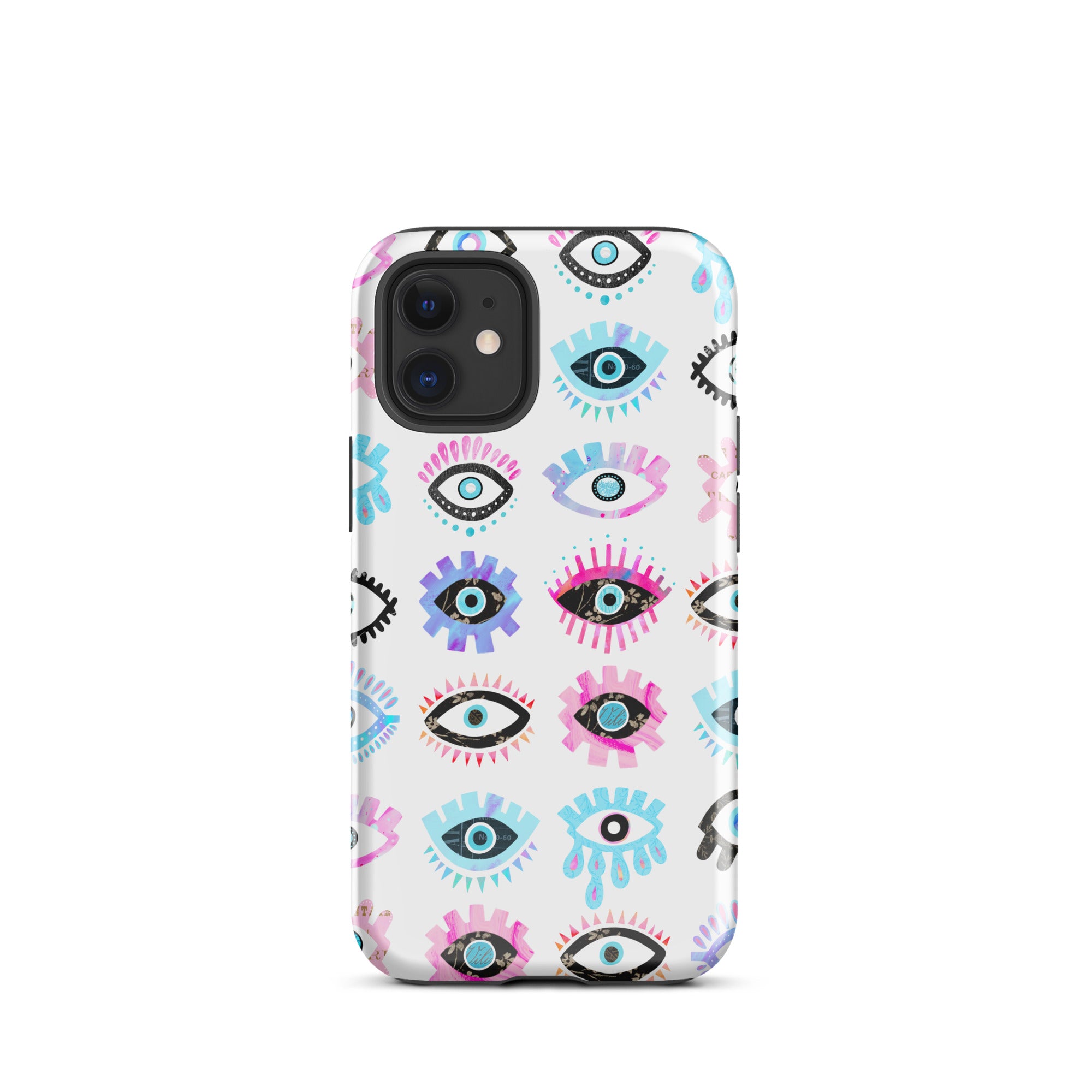 Evil Eyes (Rose/Bleu) - Coque rigide pour iPhone®