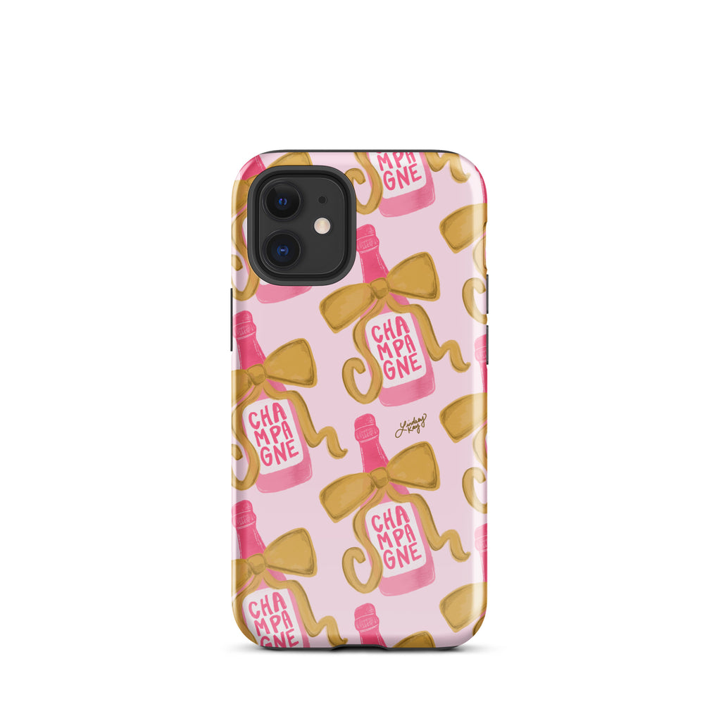 Ribbon Champagne Bottle - Tough Case for iPhone®