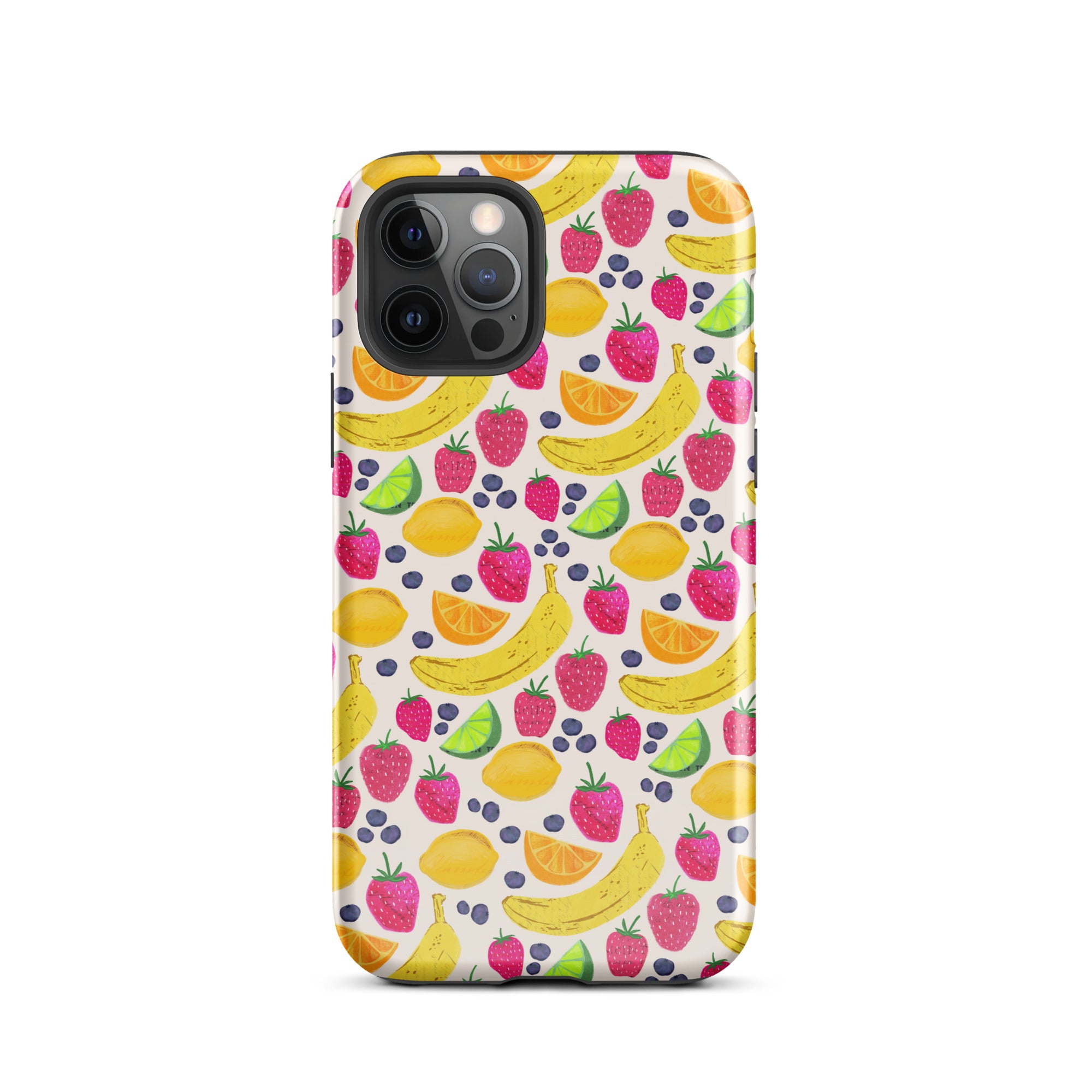 Patrón de frutas - Funda resistente para iPhone®