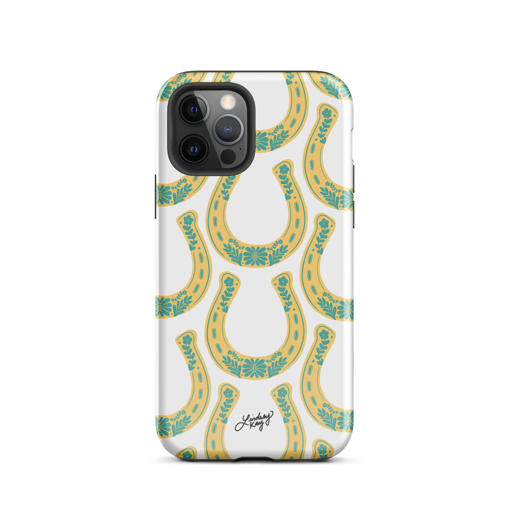 Horseshoe Illustration Pattern - Tough Case for iPhone®