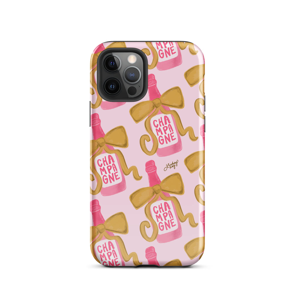 Ribbon Champagne Bottle - Tough Case for iPhone®