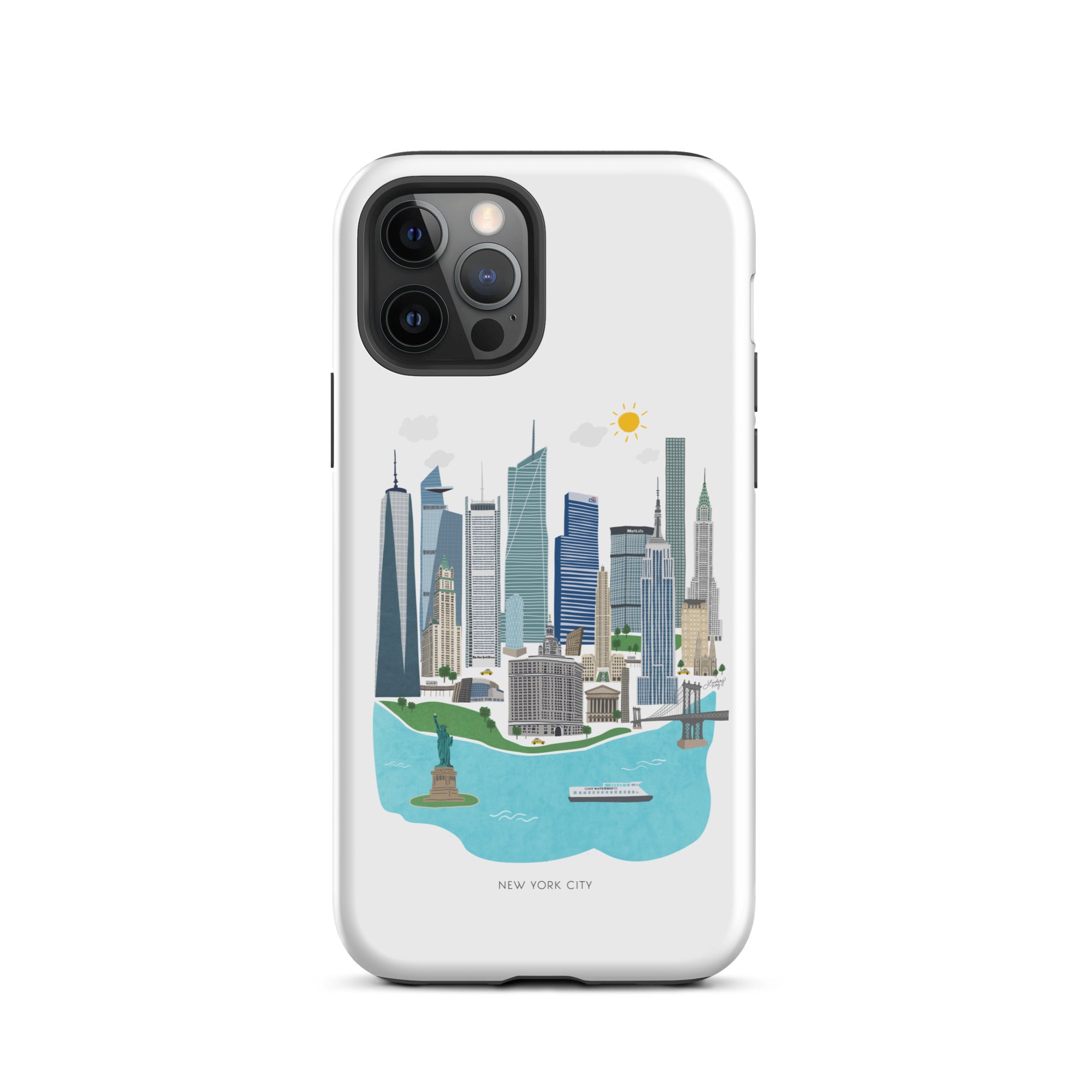 Horizonte de la ciudad de Nueva York - Funda resistente para iPhone®