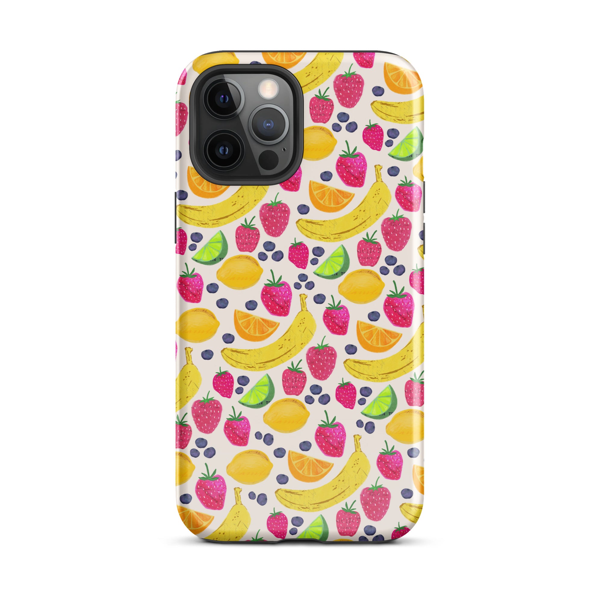 Patrón de frutas - Funda resistente para iPhone®