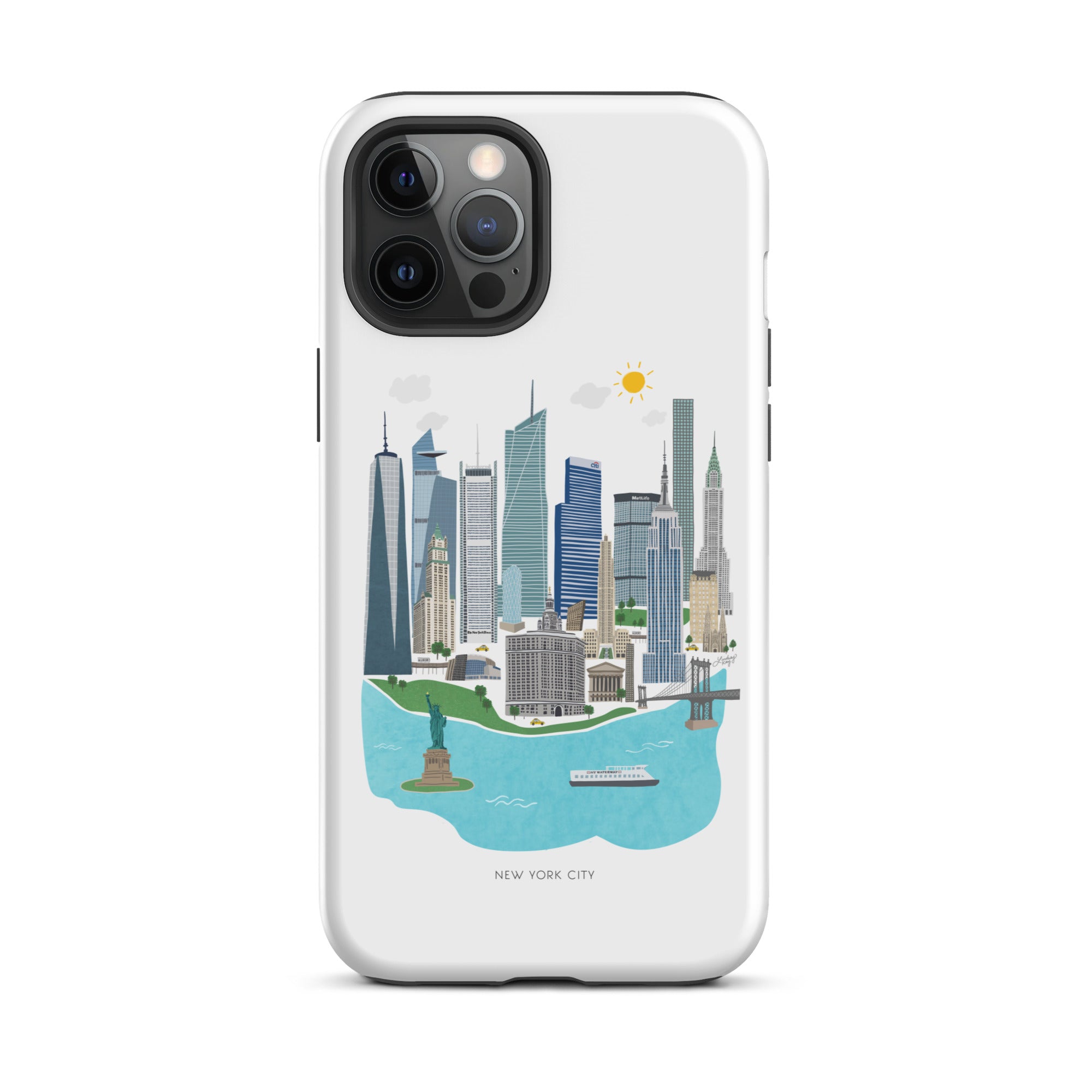 Horizonte de la ciudad de Nueva York - Funda resistente para iPhone®