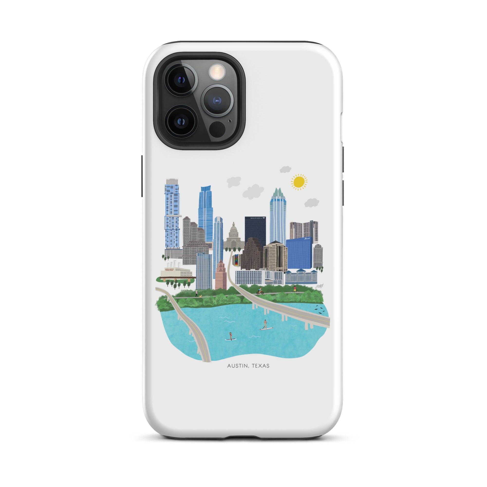 Austin Texas Skyline Illustration - Tough Case for iPhone®