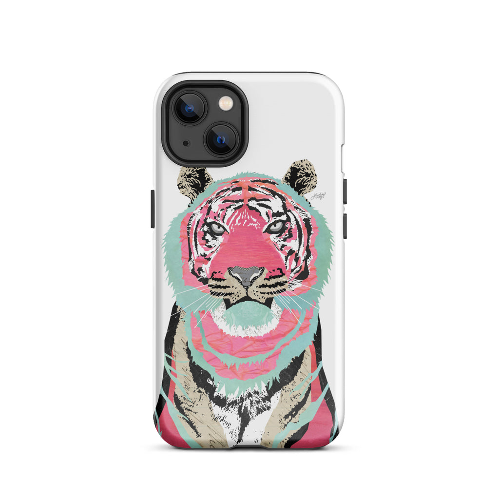 Pink Tiger Collage - Tough Case for iPhone®