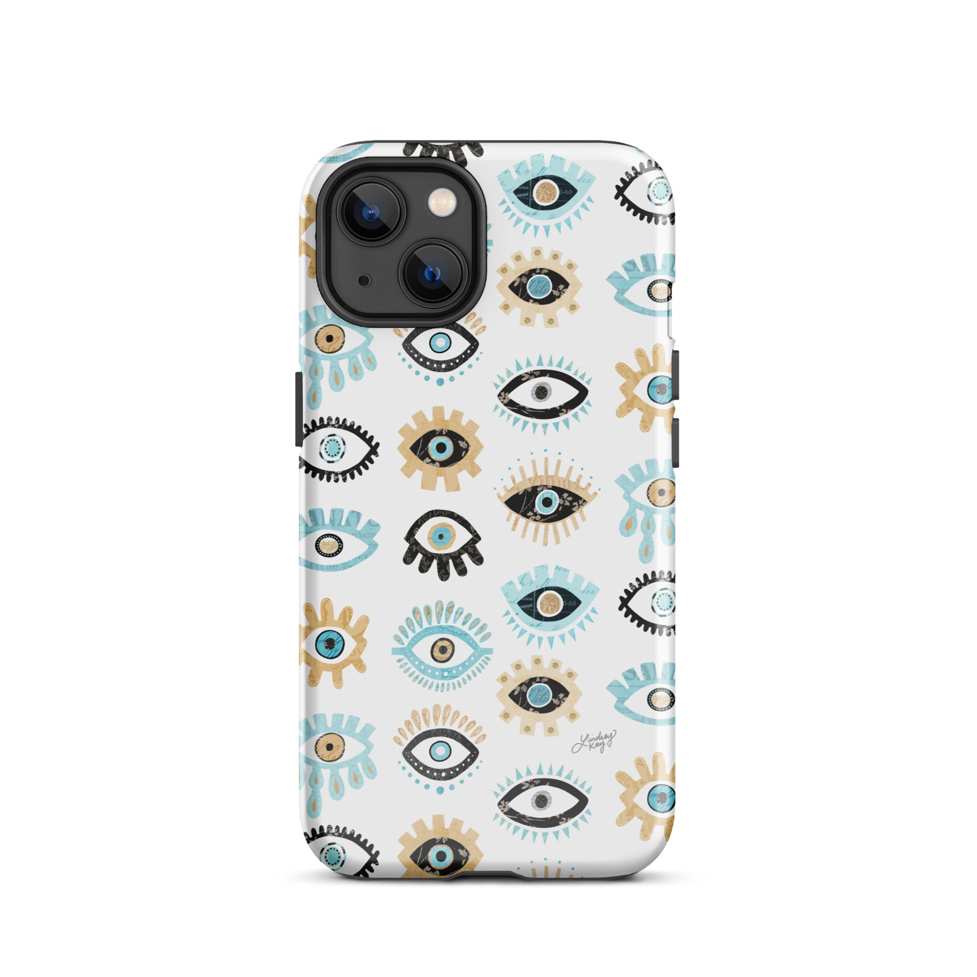 Patrón de mal de ojo - Funda resistente para iPhone®