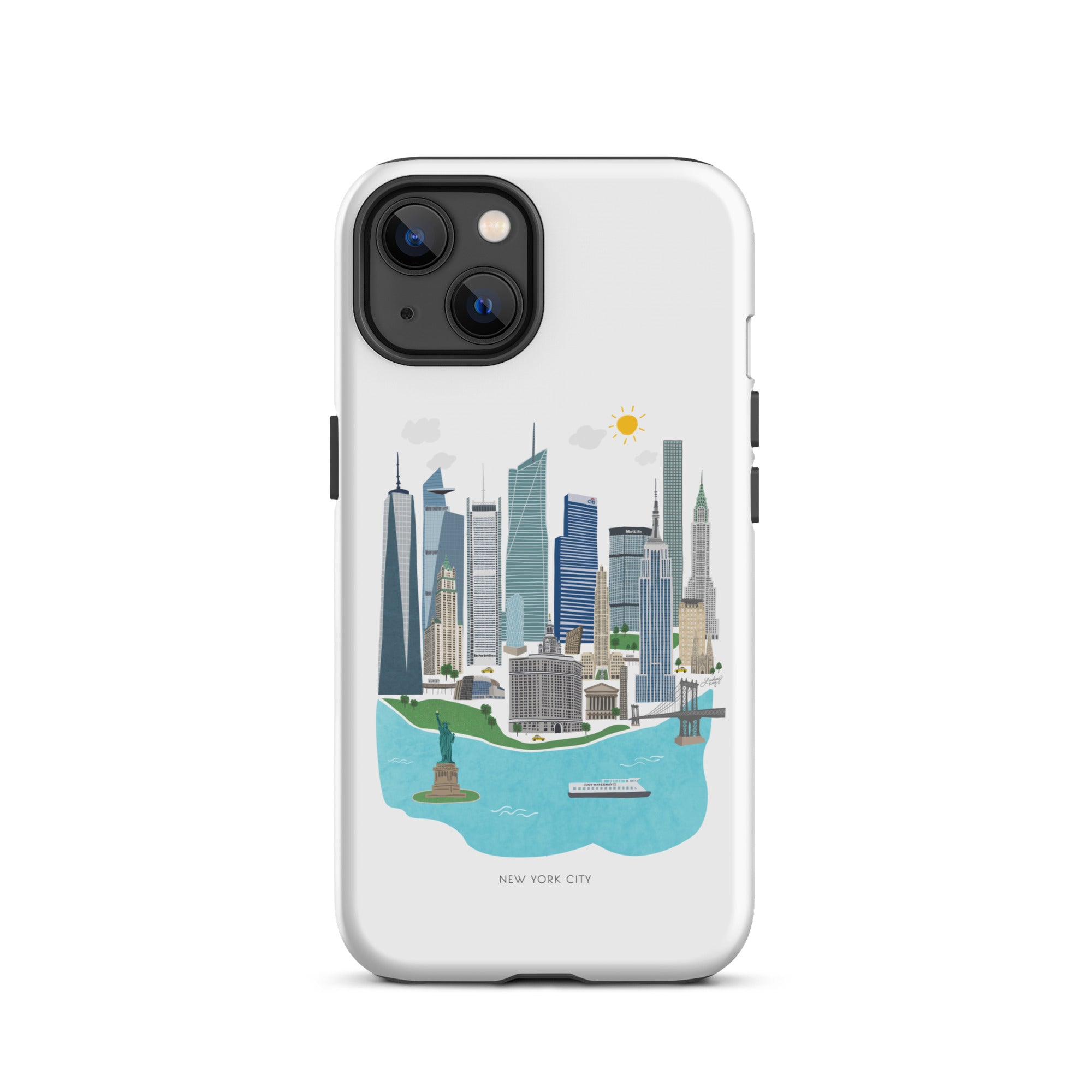Horizonte de la ciudad de Nueva York - Funda resistente para iPhone®