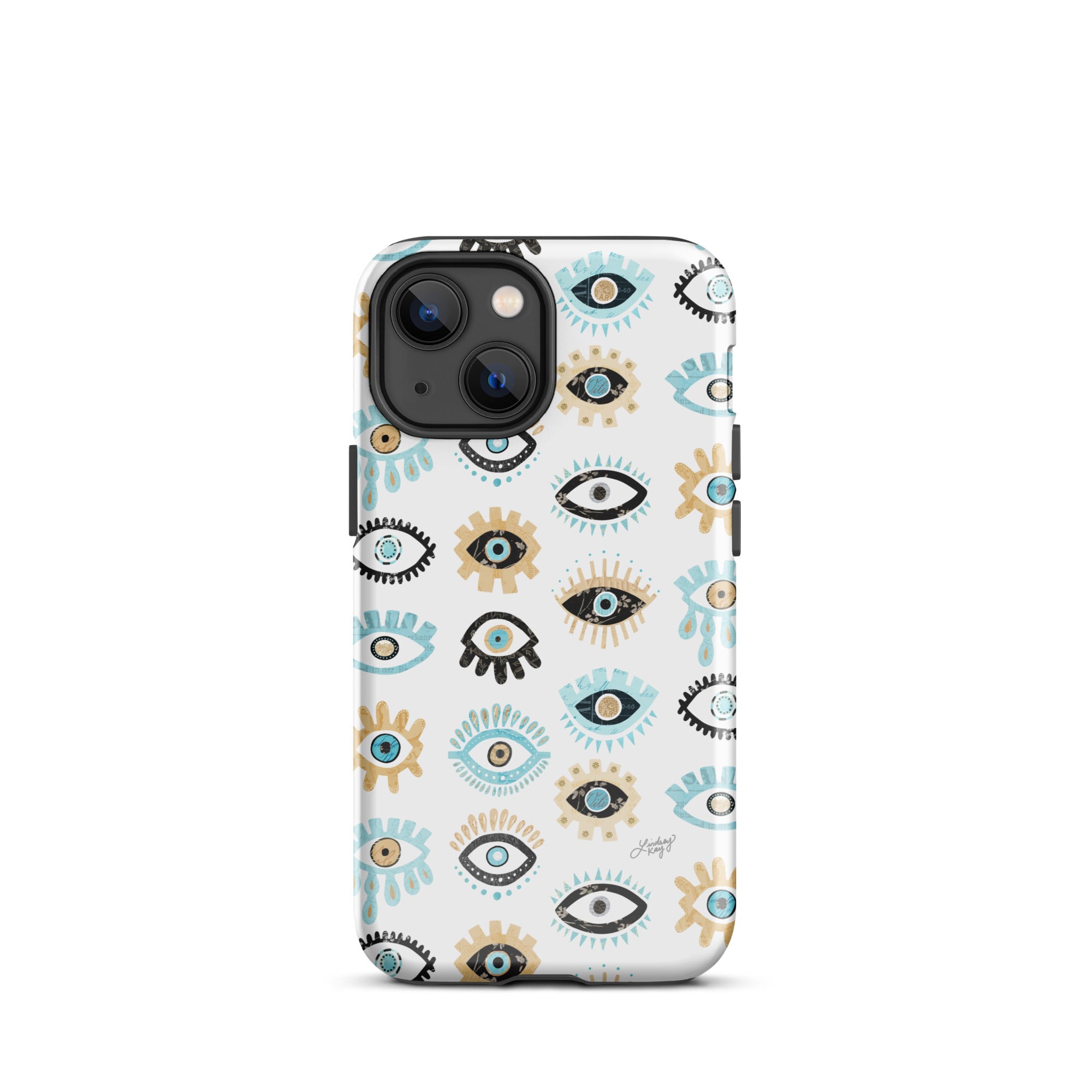Patrón de mal de ojo - Funda resistente para iPhone®