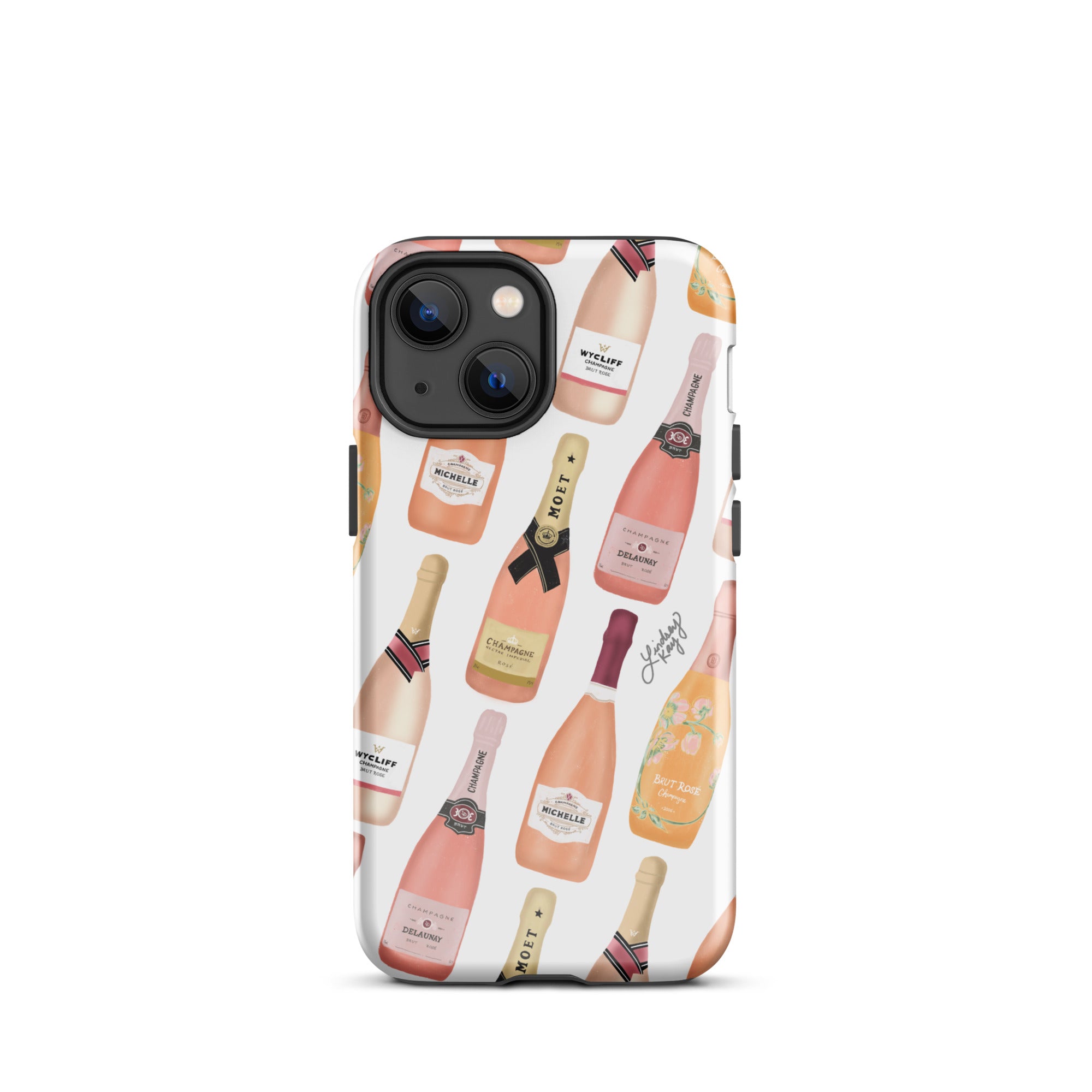 Botellas de champán rosa - Funda resistente para iPhone®