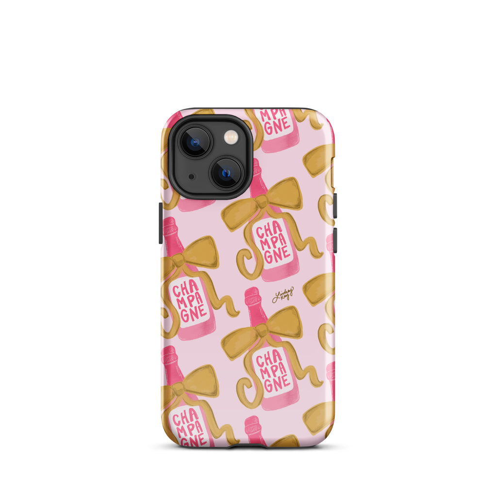 Ribbon Champagne Bottle - Tough Case for iPhone®