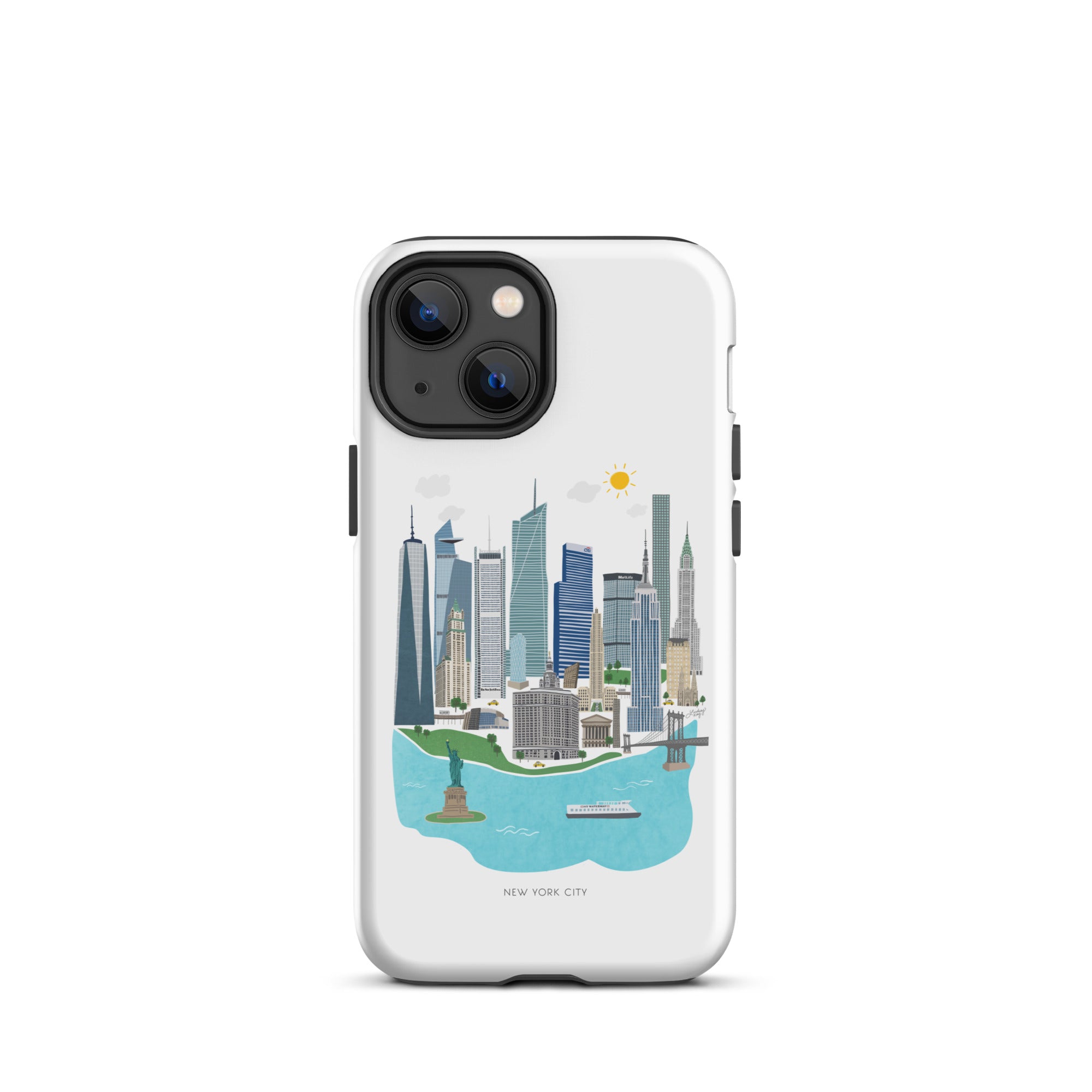Horizonte de la ciudad de Nueva York - Funda resistente para iPhone®