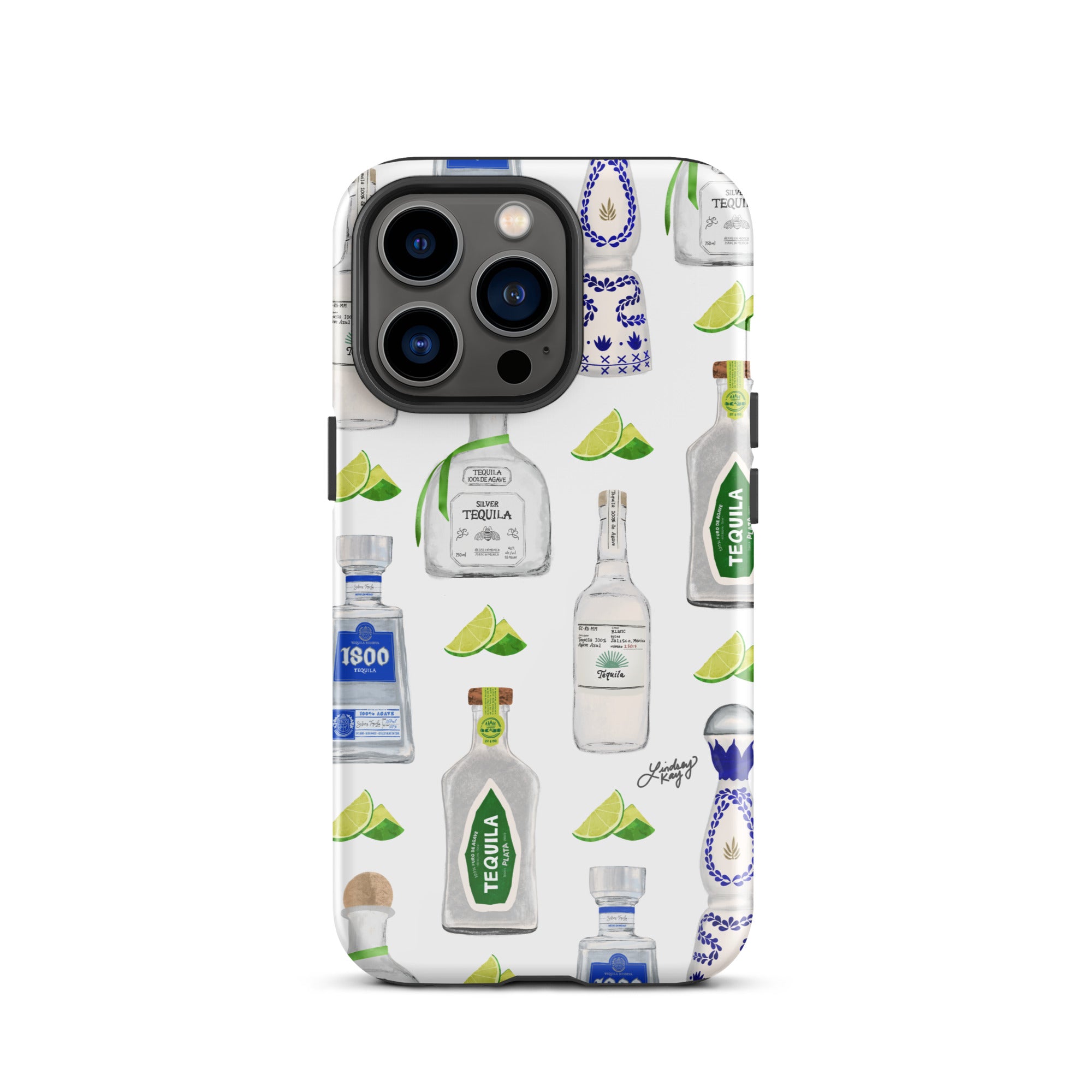 Tequila Bottles Illustration Pattern - Tough Case for iPhone®