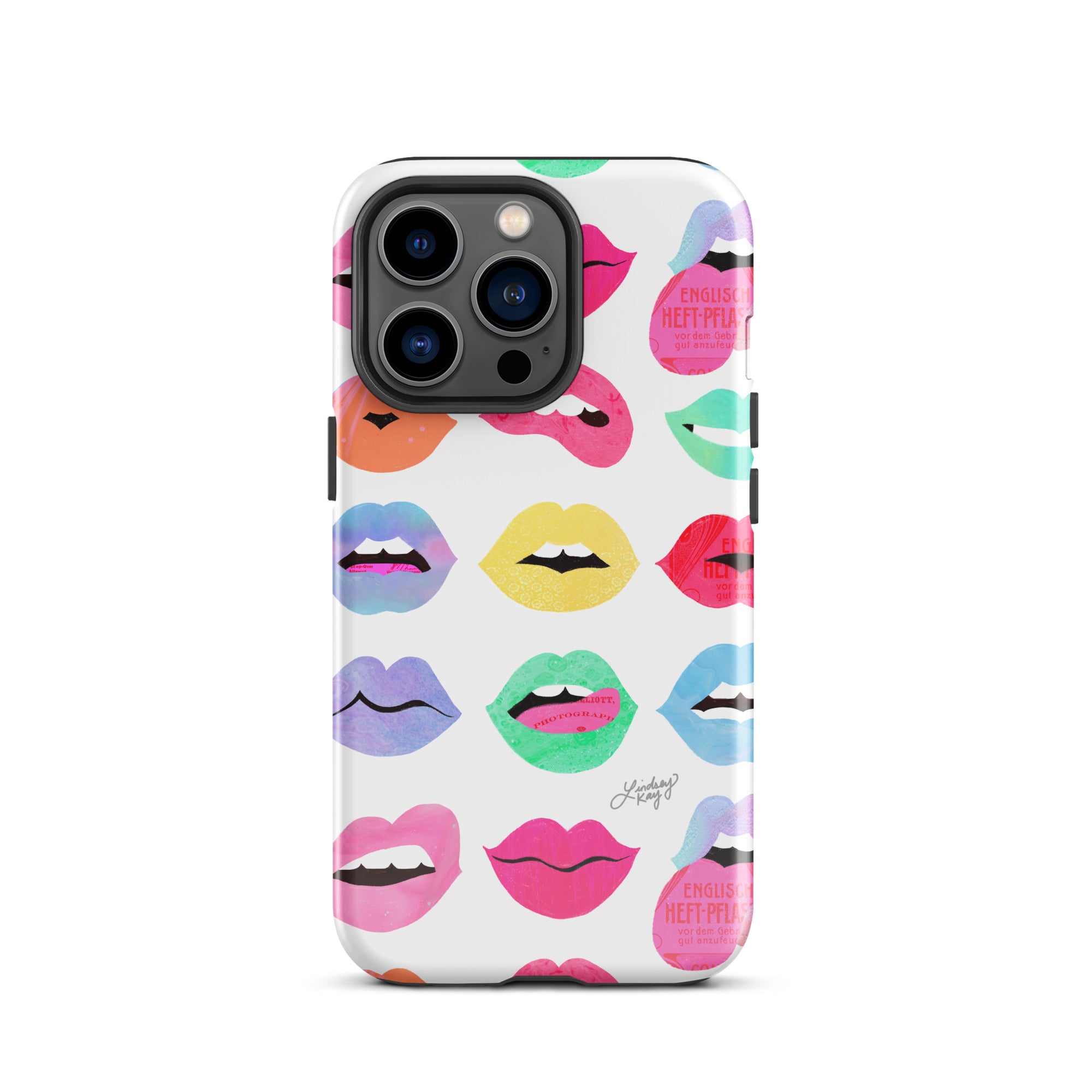Labios de amor arcoíris - Funda resistente para iPhone®