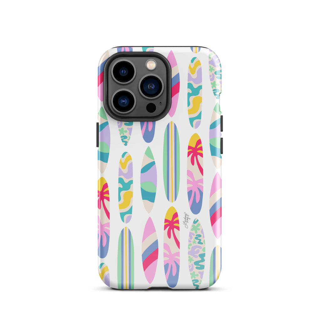 Surf Boards Illustration - Tough Case for iPhone®