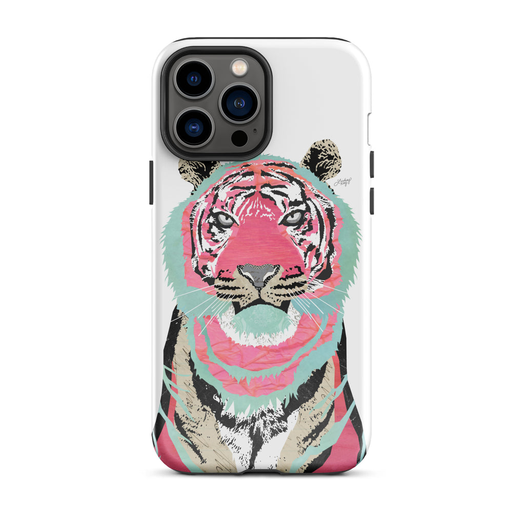 Pink Tiger Collage - Tough Case for iPhone®