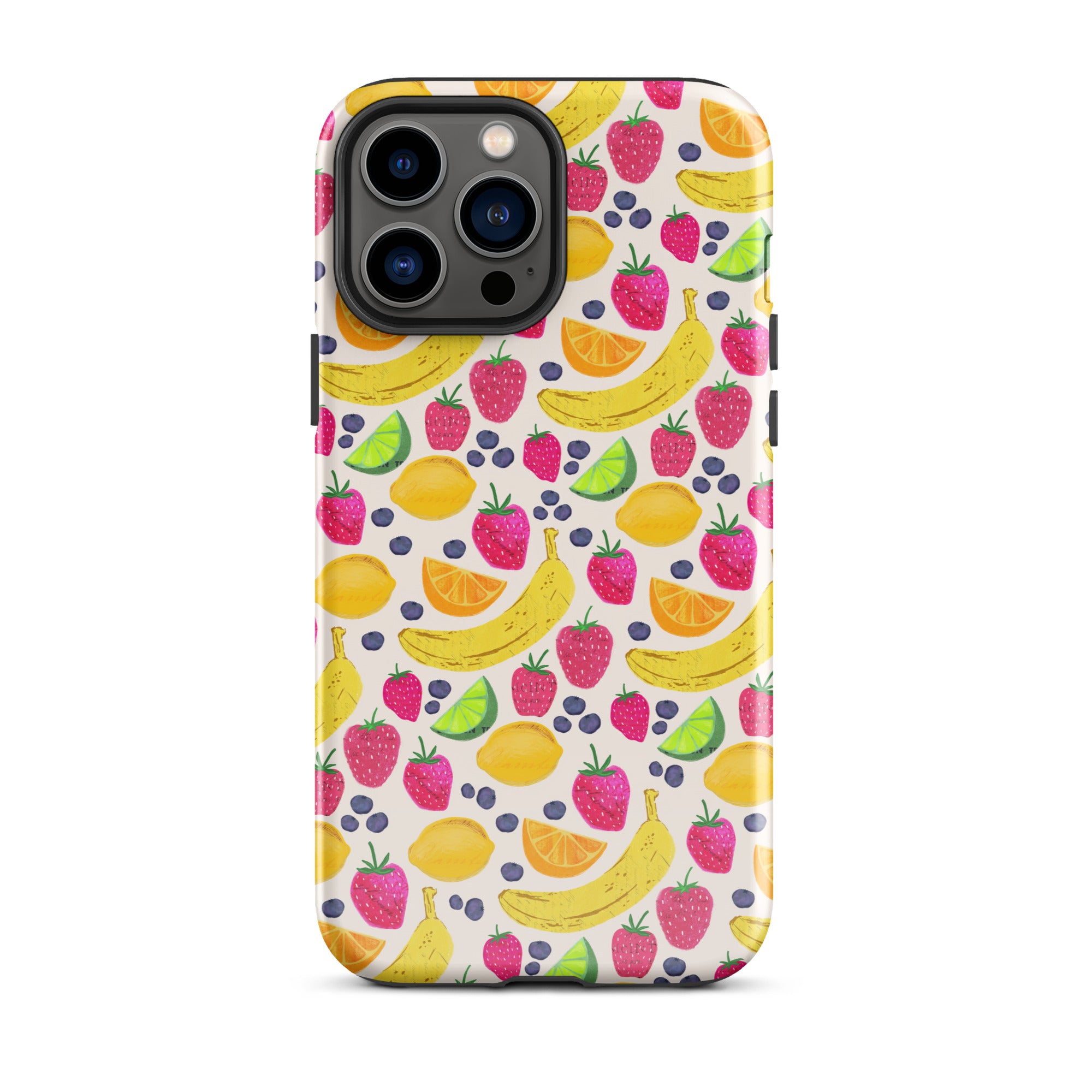 Patrón de frutas - Funda resistente para iPhone®