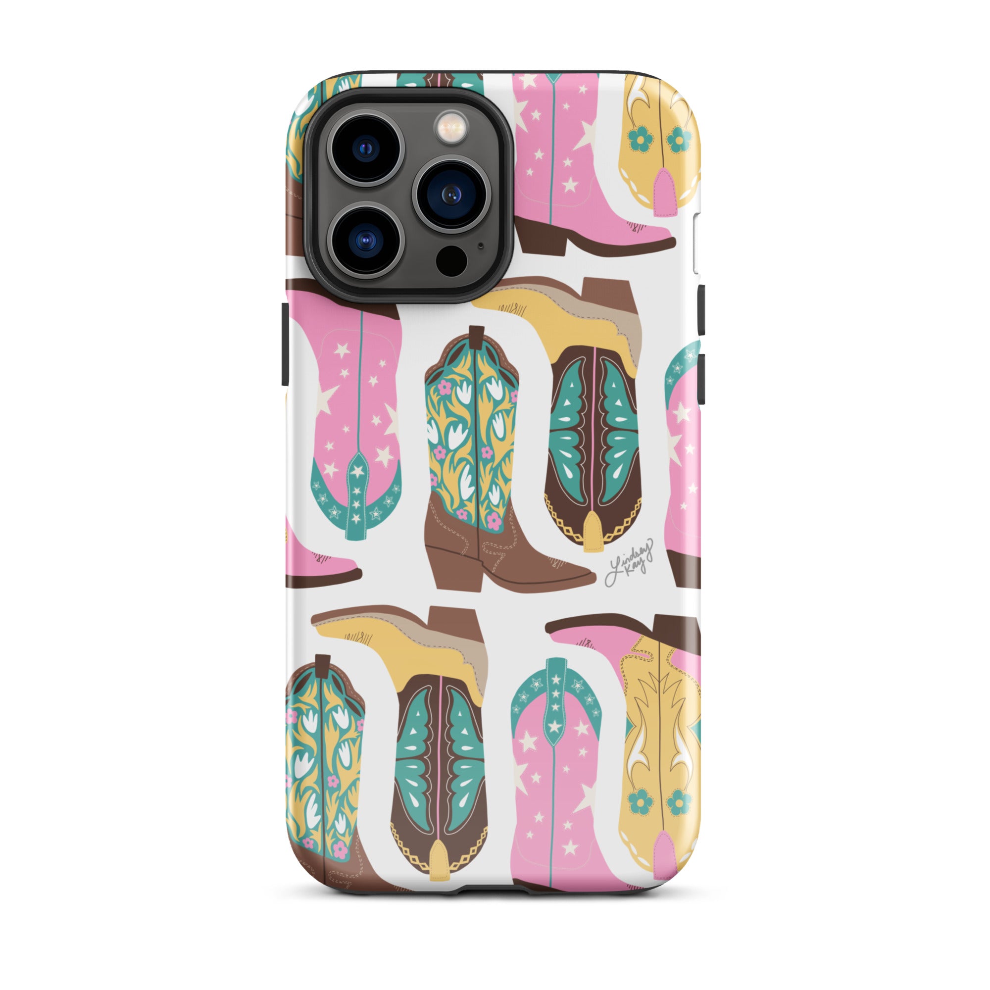 Ilustración de botas de vaquero - Funda resistente para iPhone®