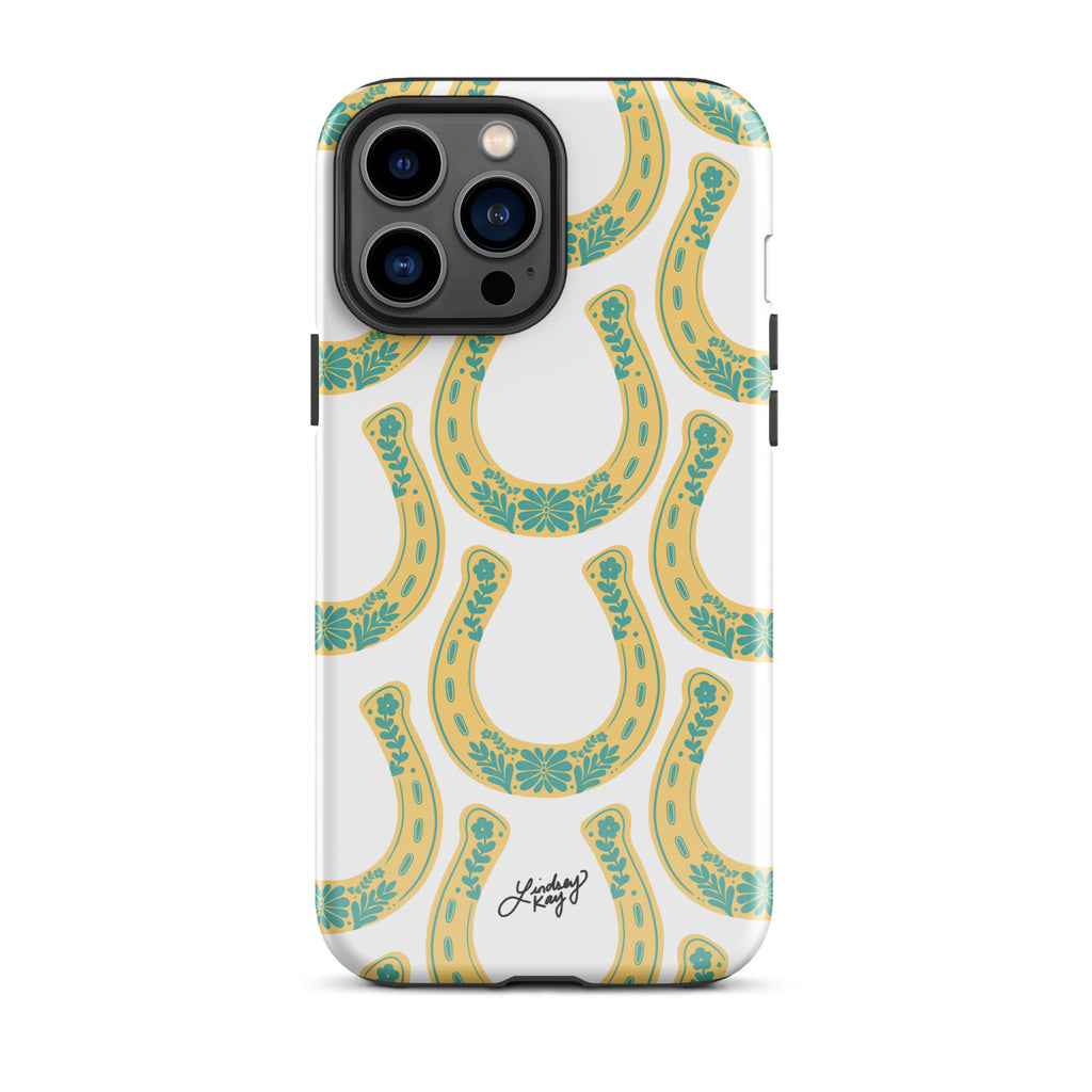 Horseshoe Illustration Pattern - Tough Case for iPhone®