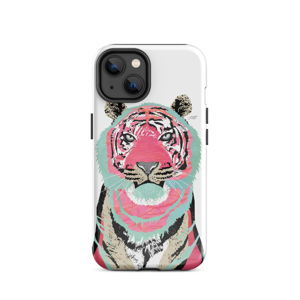 Pink Tiger Collage - Tough Case for iPhone®