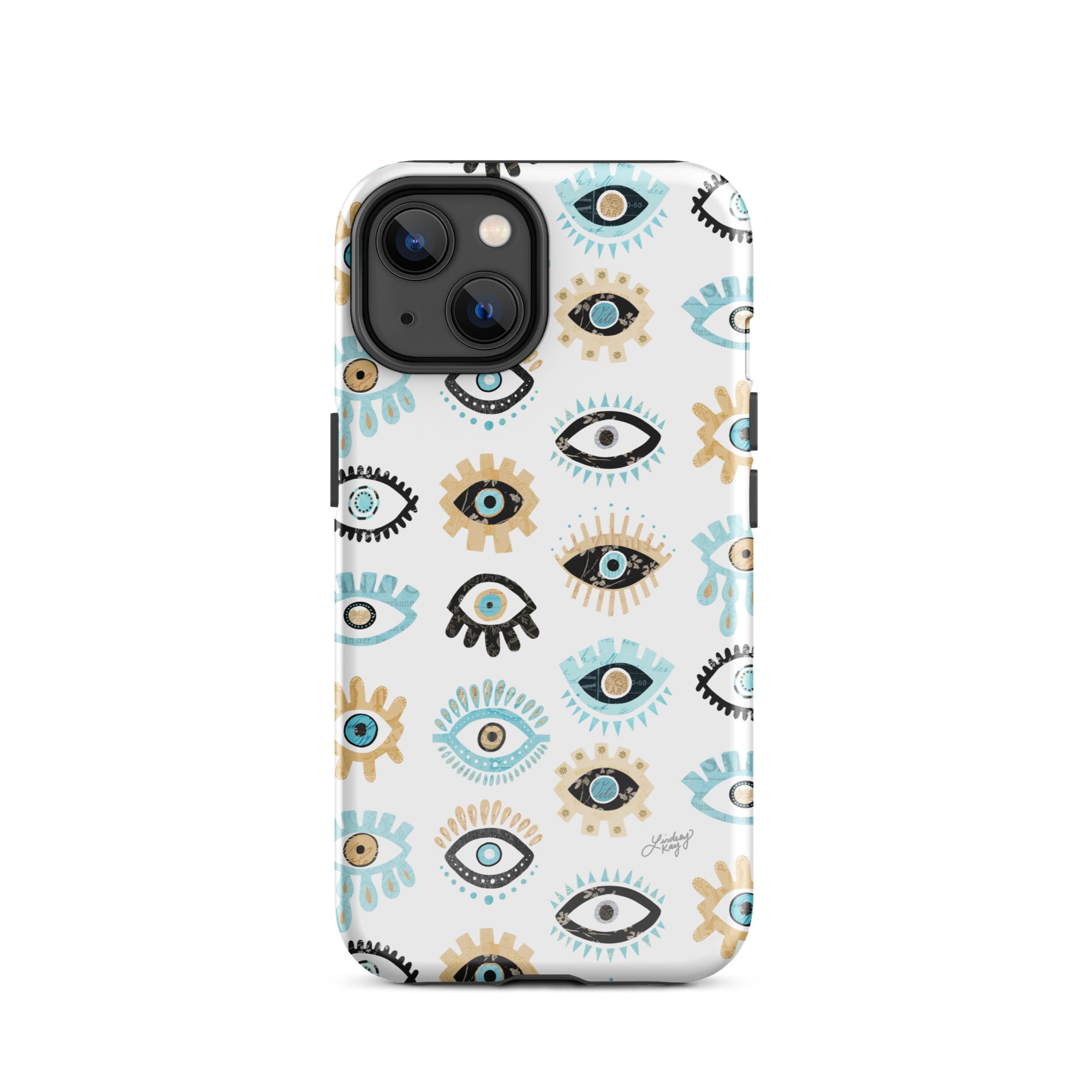 Patrón de mal de ojo - Funda resistente para iPhone®