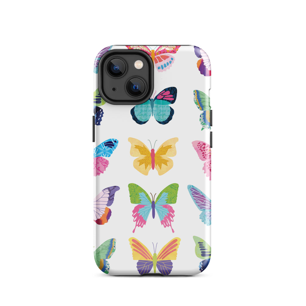 Papillons colorés - Coque rigide pour iPhone®