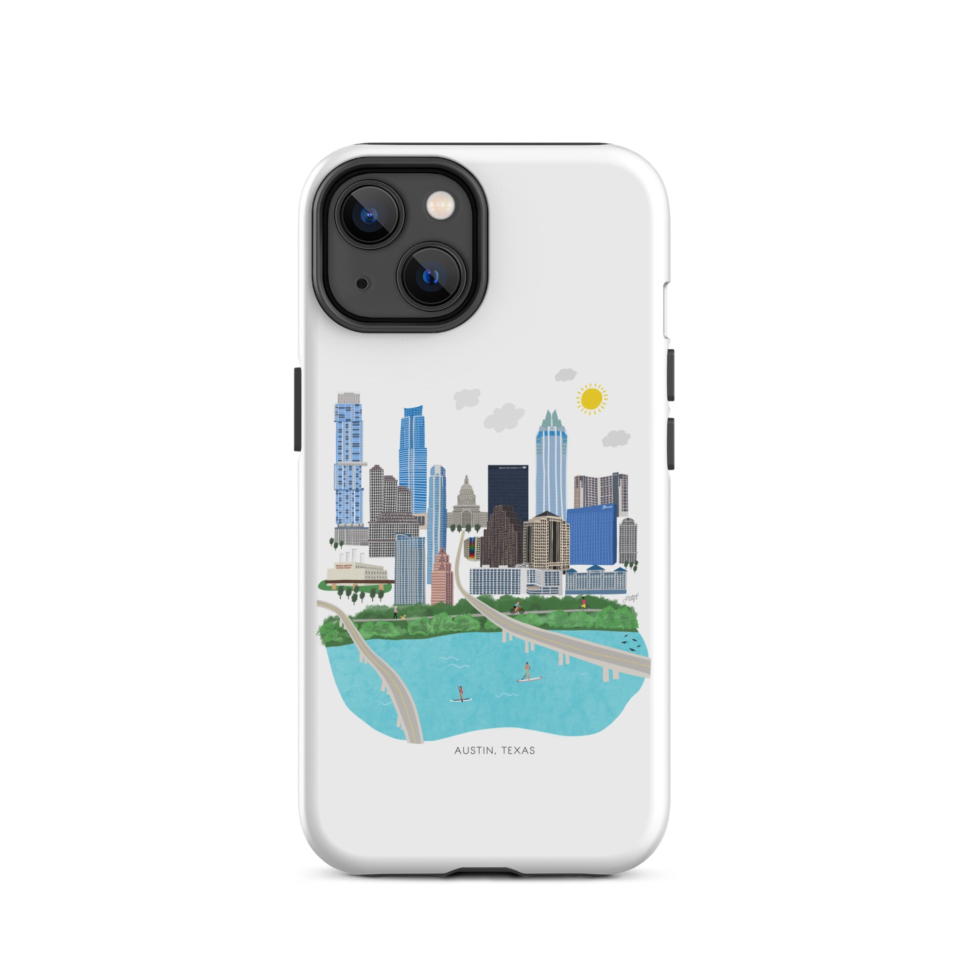 Austin Texas Skyline Illustration - Tough Case for iPhone®
