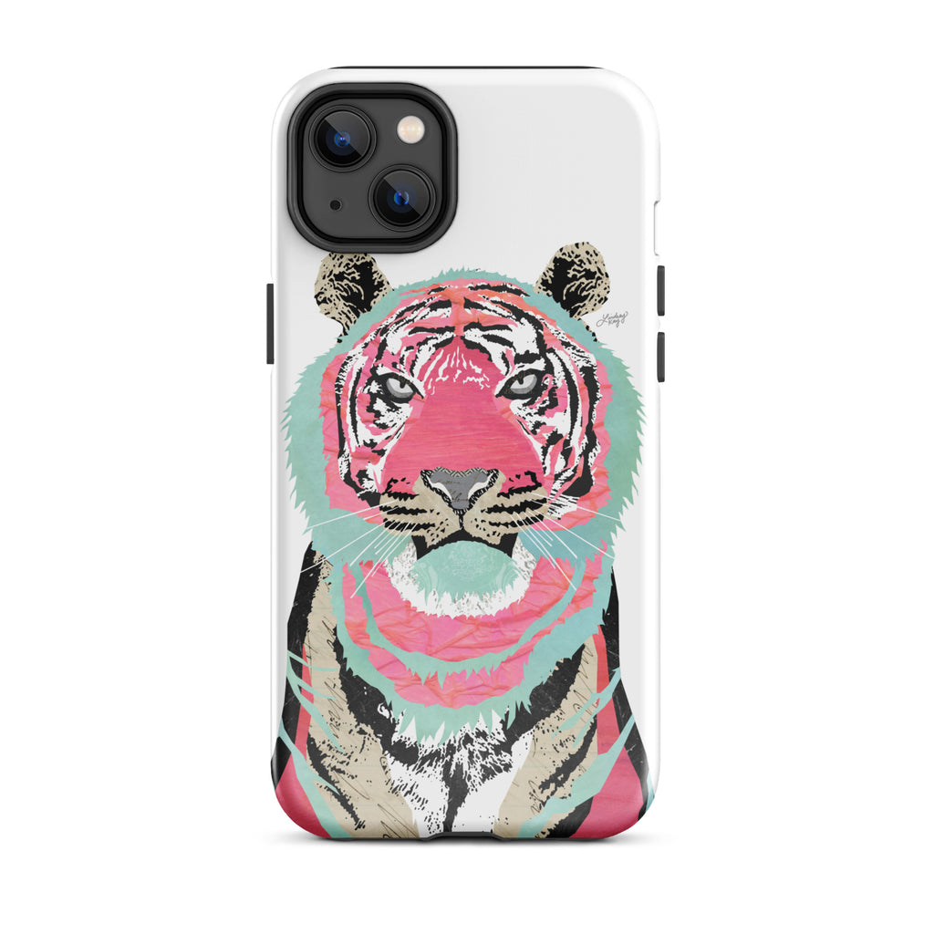 Pink Tiger Collage - Tough Case for iPhone®