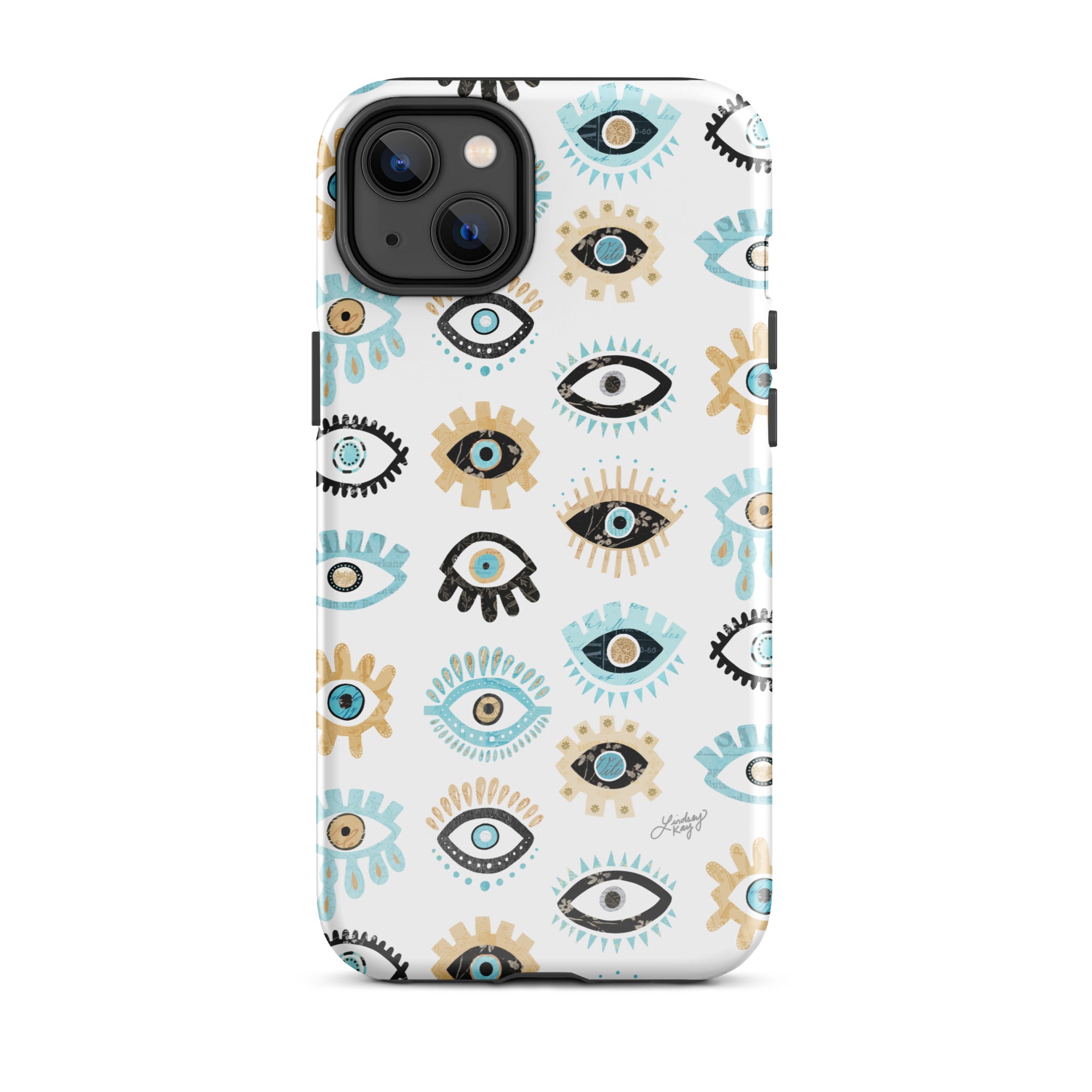 Patrón de mal de ojo - Funda resistente para iPhone®