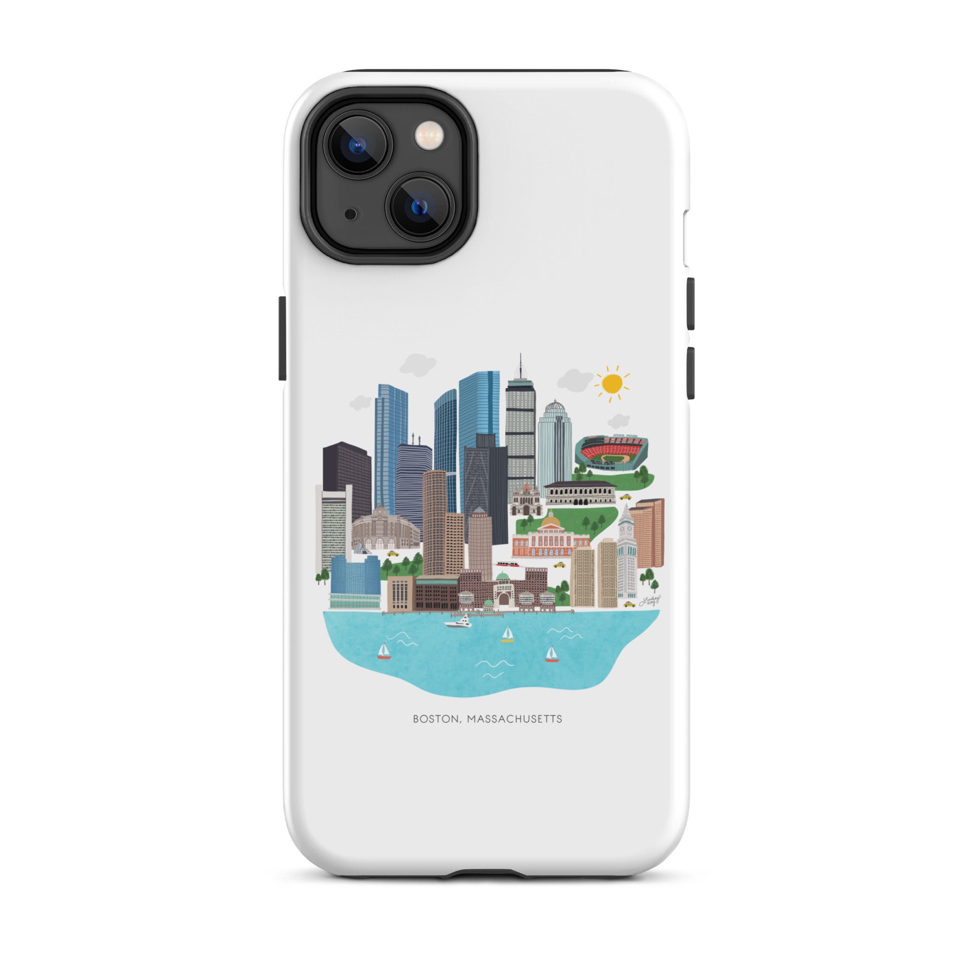 Boston Skyline Illustration - Tough Case for iPhone®