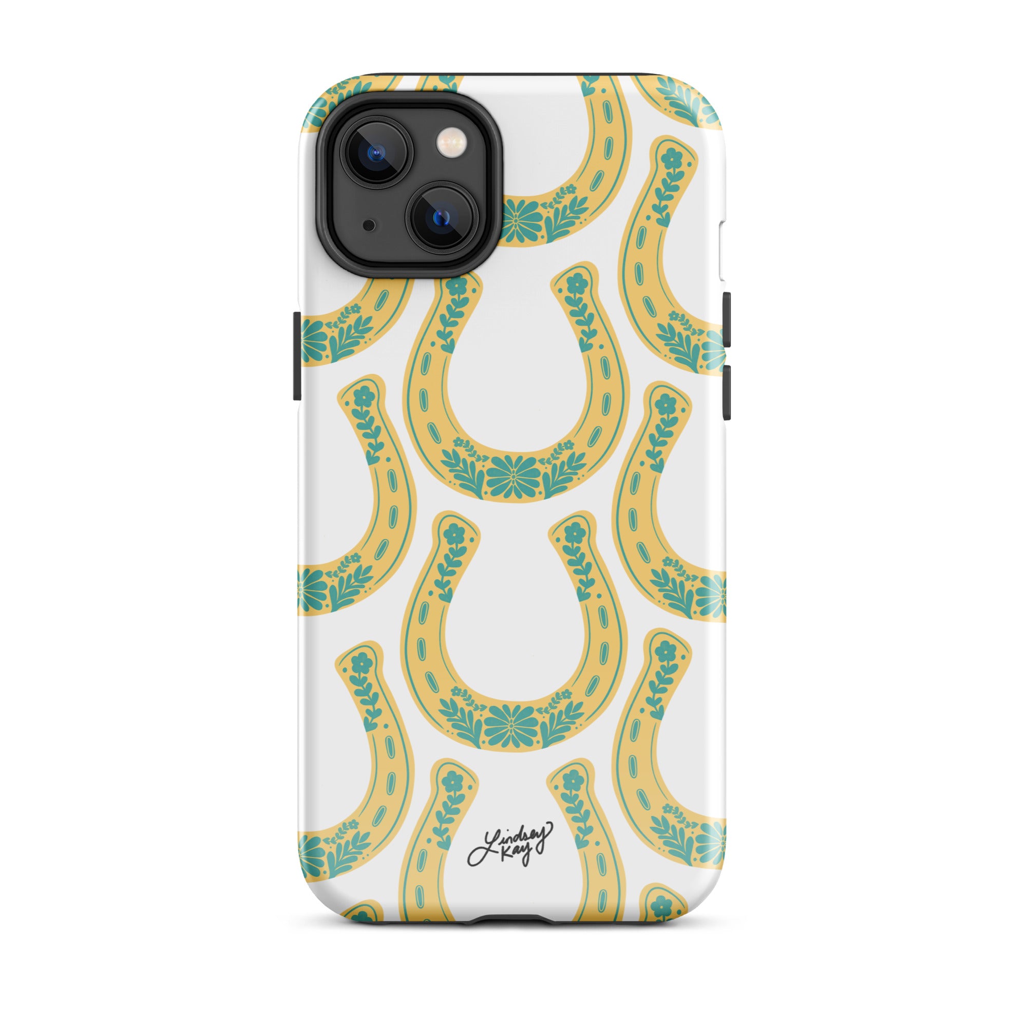 Patrón de ilustración de herradura - Funda resistente para iPhone®