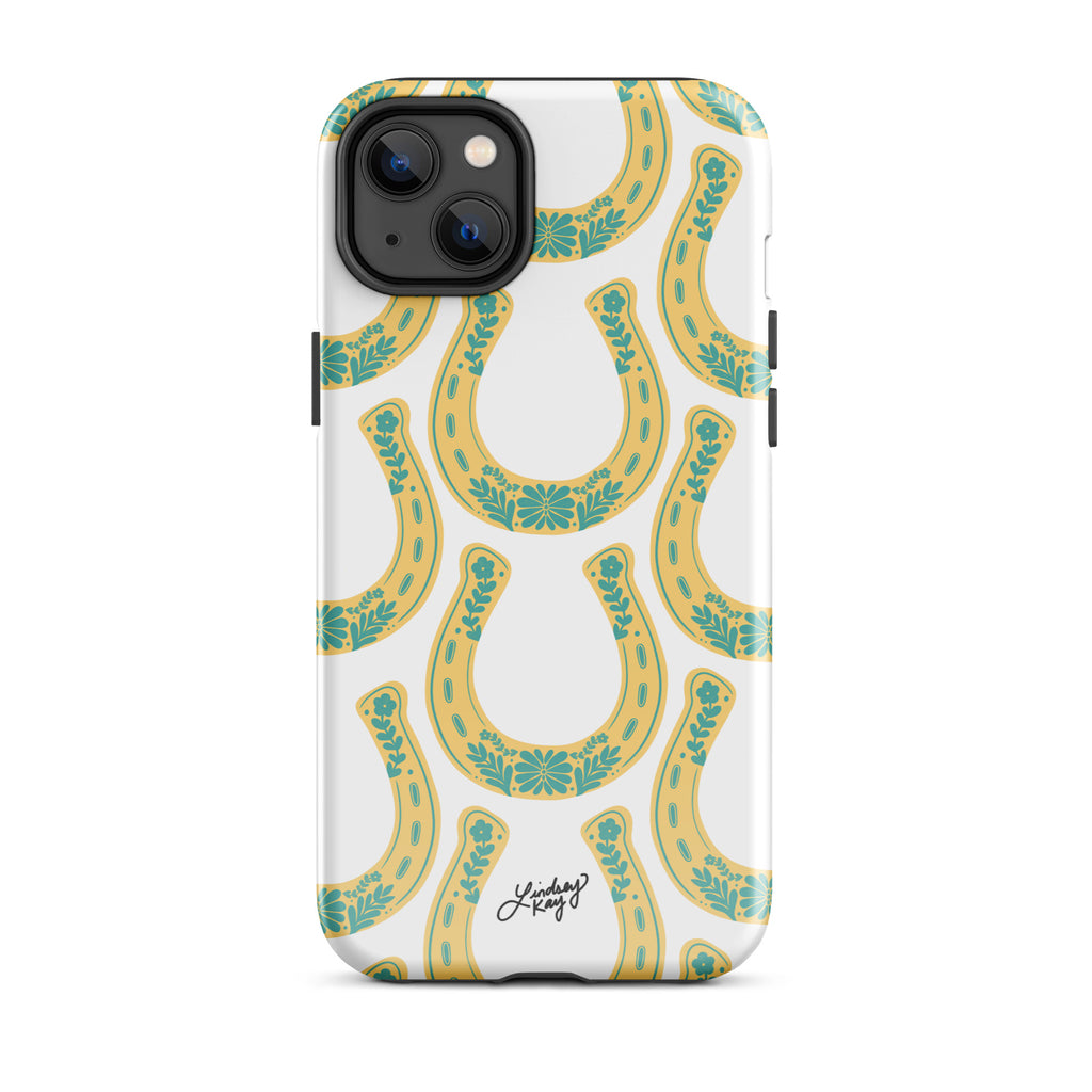 Horseshoe Illustration Pattern - Tough Case for iPhone®