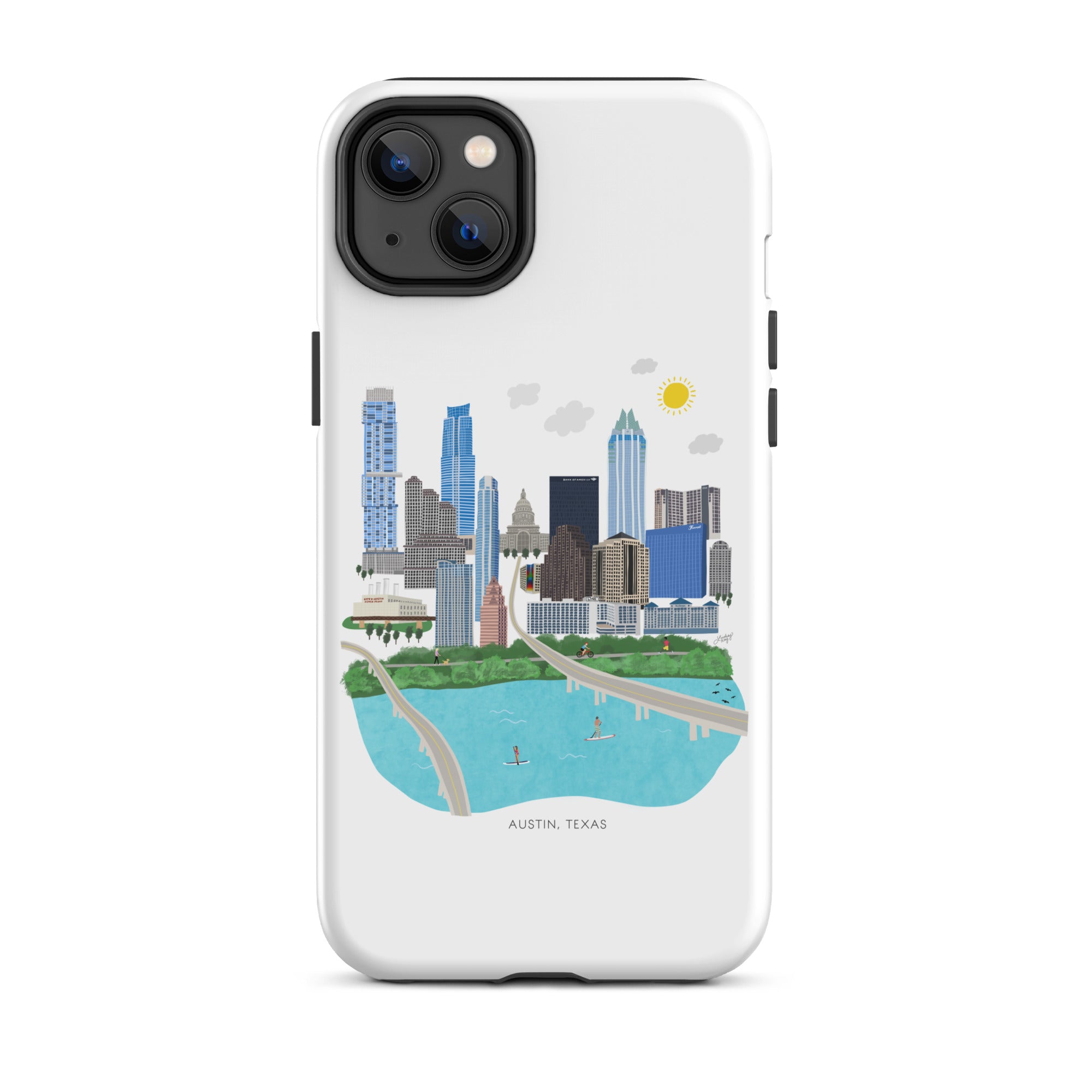 Austin Texas Skyline Illustration - Tough Case for iPhone®