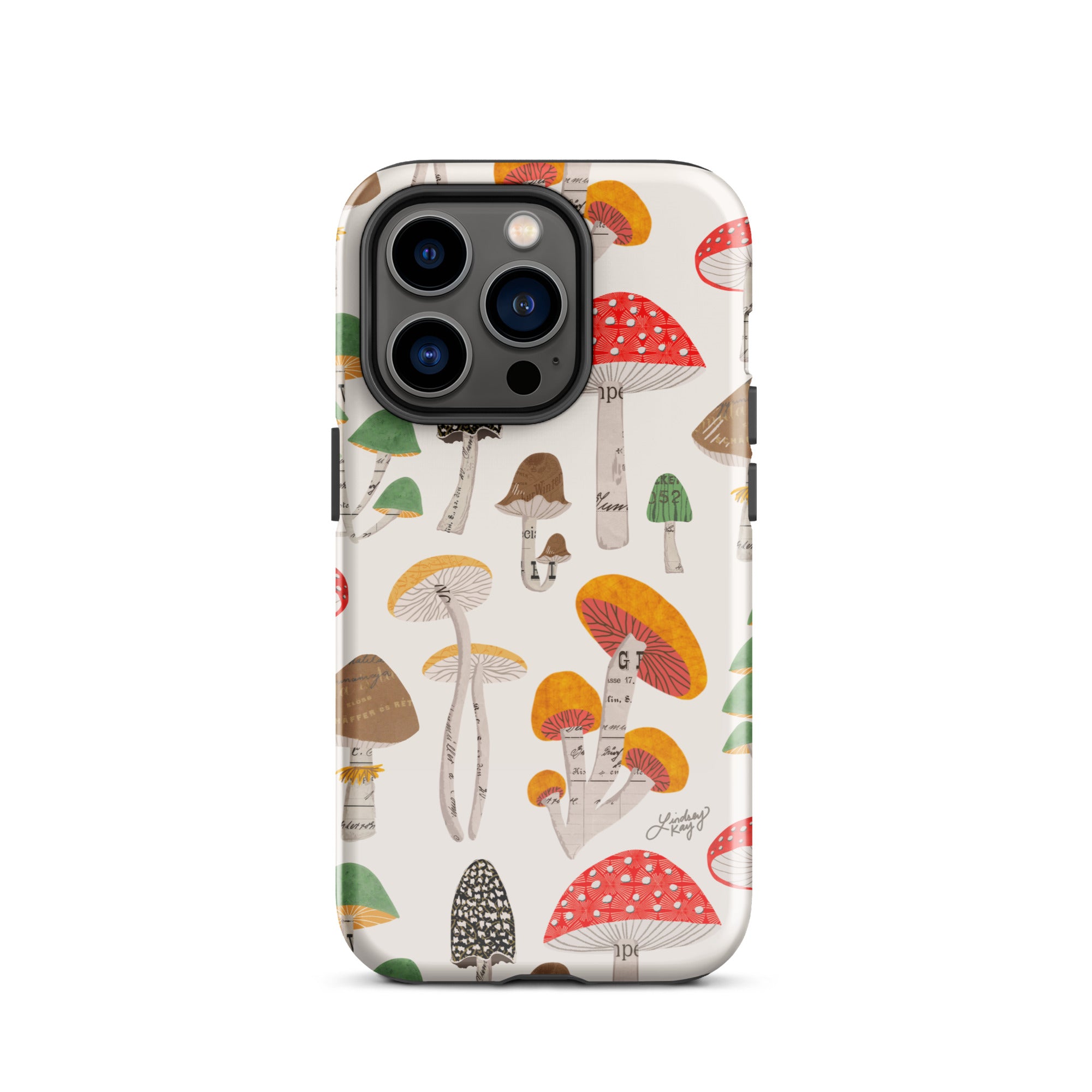 Patrón de hongos - Funda resistente para iPhone®