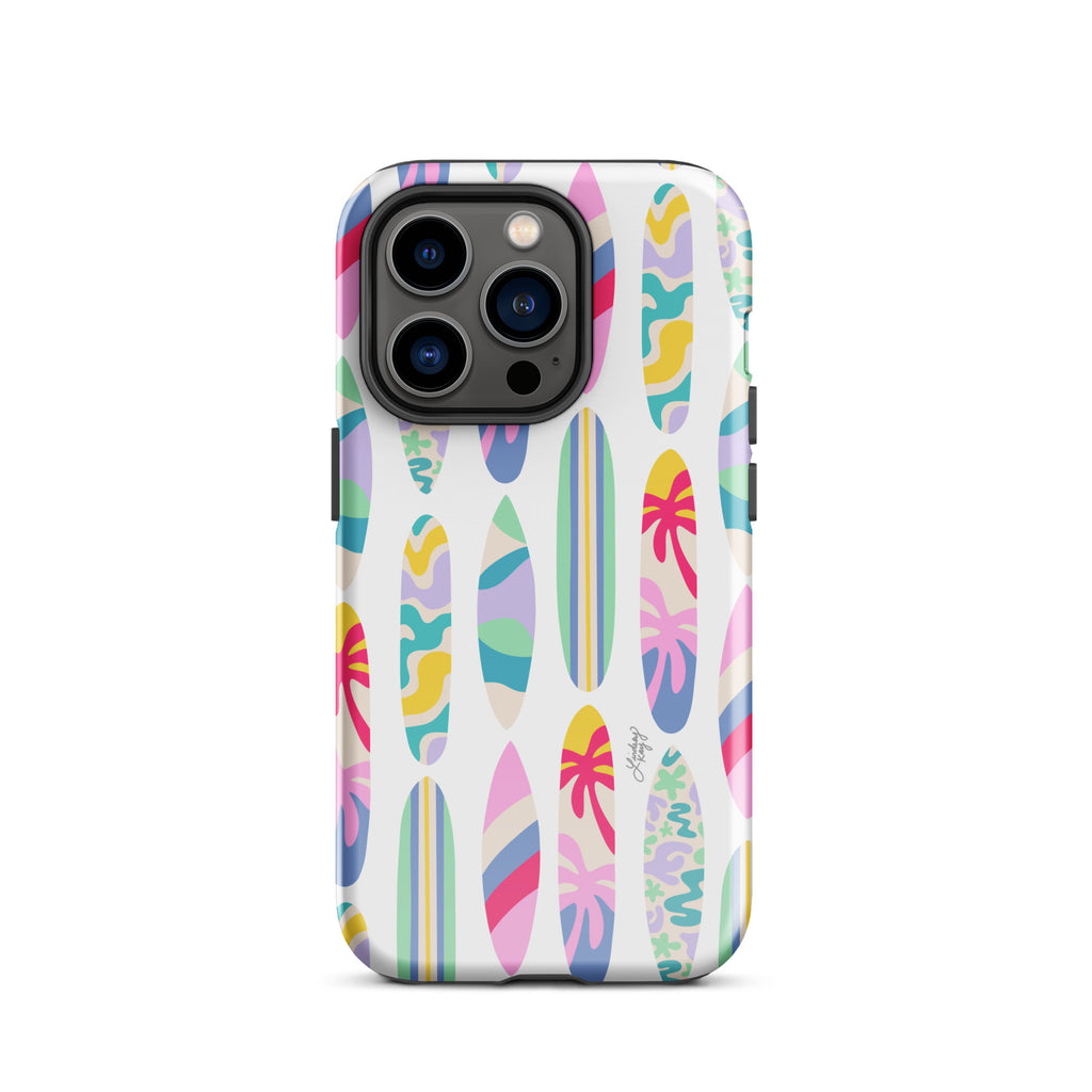 Surf Boards Illustration - Tough Case for iPhone®