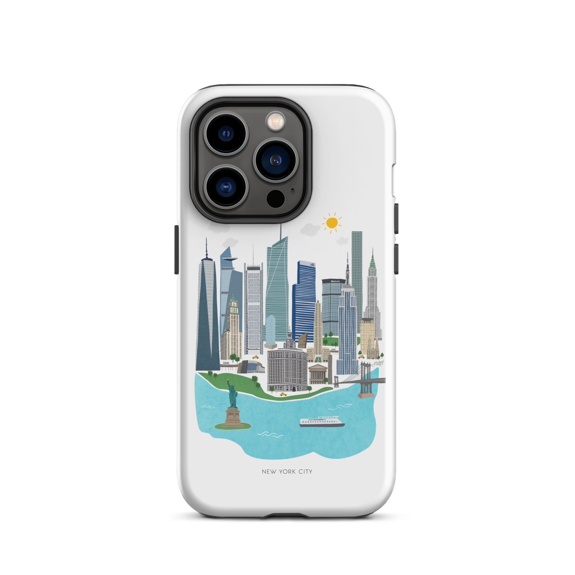Horizonte de la ciudad de Nueva York - Funda resistente para iPhone®
