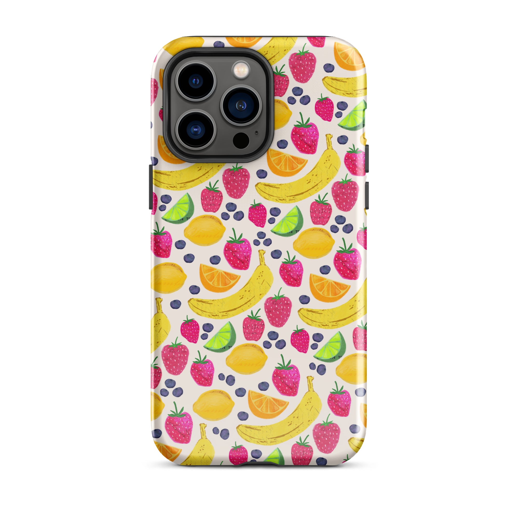 Patrón de frutas - Funda resistente para iPhone®