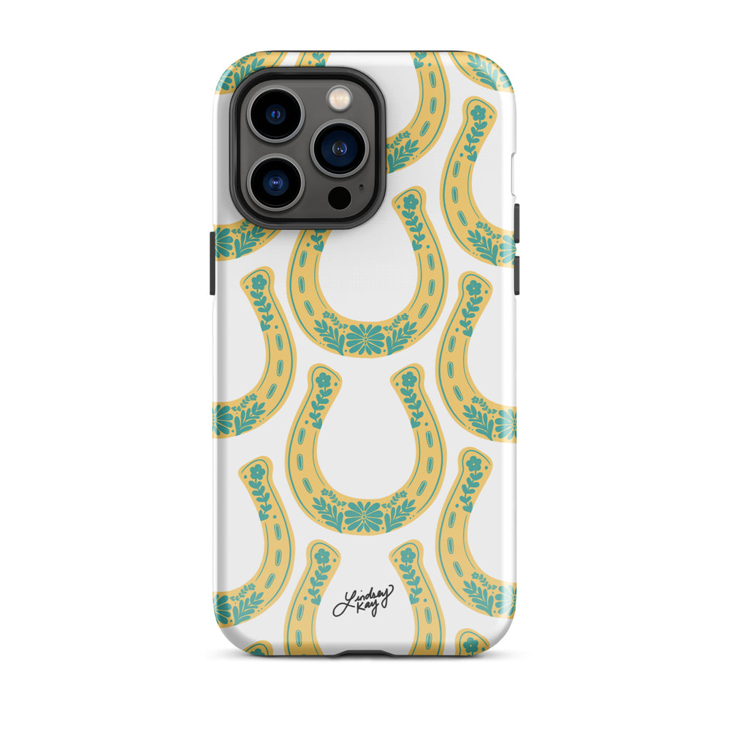 Horseshoe Illustration Pattern - Tough Case for iPhone®