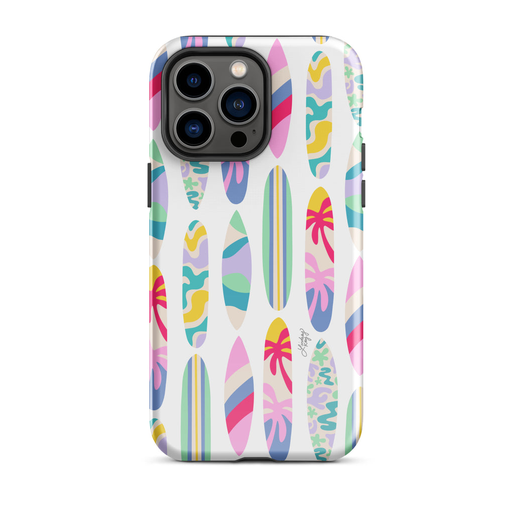 Surf Boards Illustration - Tough Case for iPhone®
